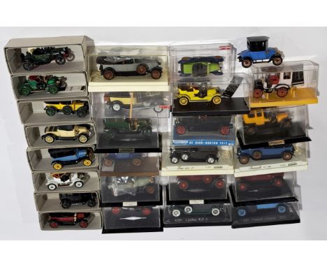 Solido, ERTL &amp; similar, Vintage Automobiles, a boxed &amp; unboxed group. Includes Cadillac 452 A &amp; 1925 Pannard Leva