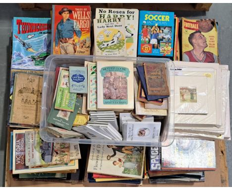 Large Quantity of Vintage to Modern Books, Annuals &amp; Art Prints. Although unchecked for completeness condition is general