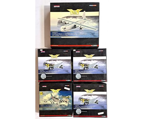 Corgi "Aviation Archive" a boxed group of 1:72 &amp; 1:144 scale military aircraft to include AA31311 Lockheed-Martin C-130J 