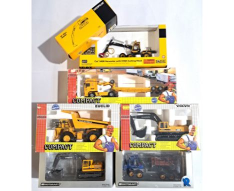 Norscot &amp; NZG (CAT), Joal (Compact) &amp; Motorart, a boxed group of mainly 1:50 scale "Plant" models which includes NZG 