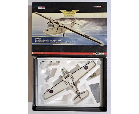 Corgi "Aviation Archive" a boxed 1/72 scale AA36107 Consolidated Catalina IVA, No.117 Squadron, Canadian Air Force, Sydney, N