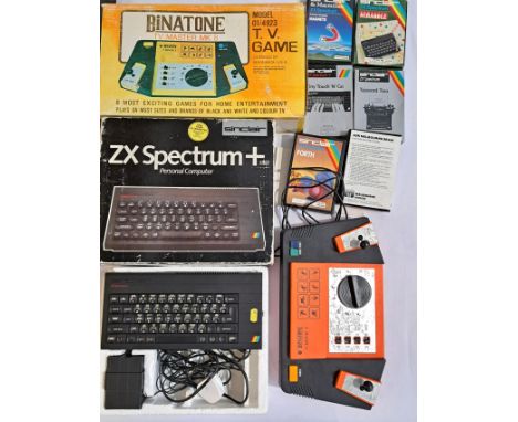 Vintage/Retro Gaming. Sinclair &amp; Binatone, a boxed group comprising of Sinclair ZX Spectrum along with Binatone TV Master