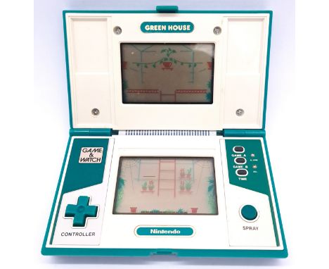 Vintage/Retro Gaming. Nintendo Game &amp; Watch unboxed GH-54 &ldquo;Green House&rdquo; CGL Version Multi-Screen Handheld Bat