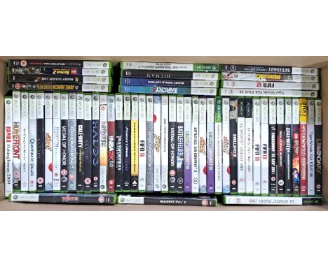 Vintage/Retro Gaming - Xbox 360, a QTY of boxed games. Conditions all appear generally Fair to Good in generally Fair to Good