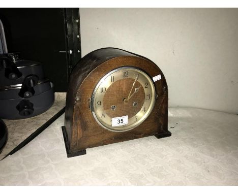 An art deco mantle clock