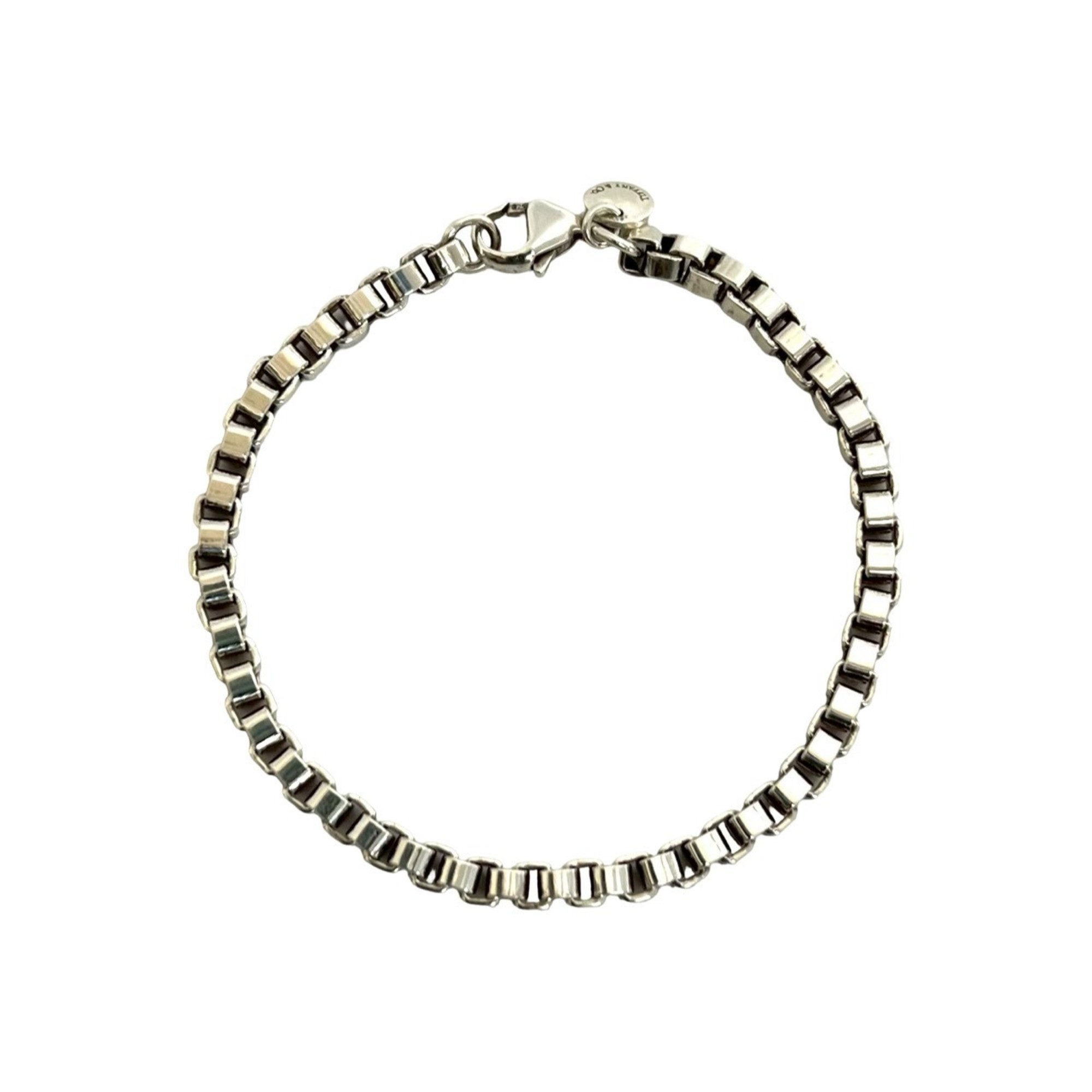 TIFFANY&Co. Tiffany Venetian Sterling Silver 925 Bracelet Bangle 91587