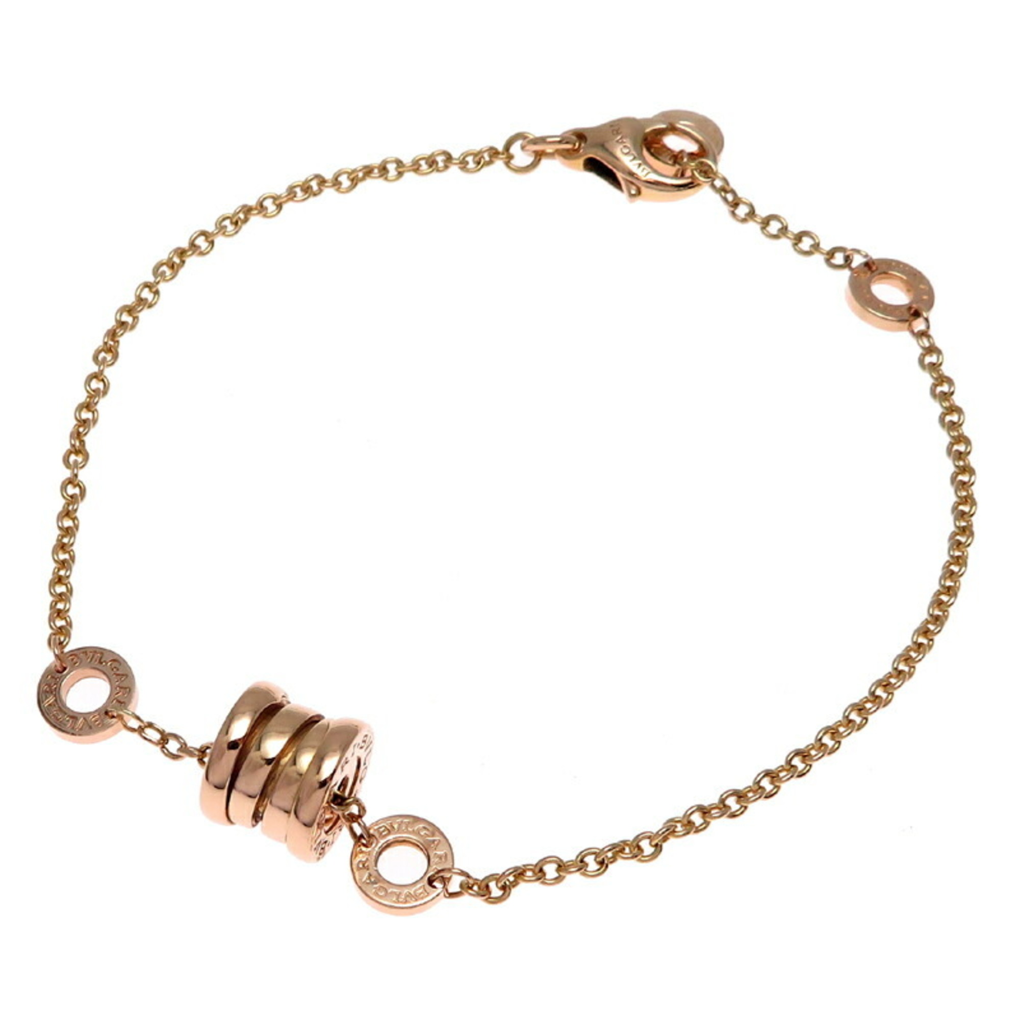 Bvlgari Bulgari B.zero1 Element Women\'s and Men\'s Bracelet 350683 750 Pink Gold