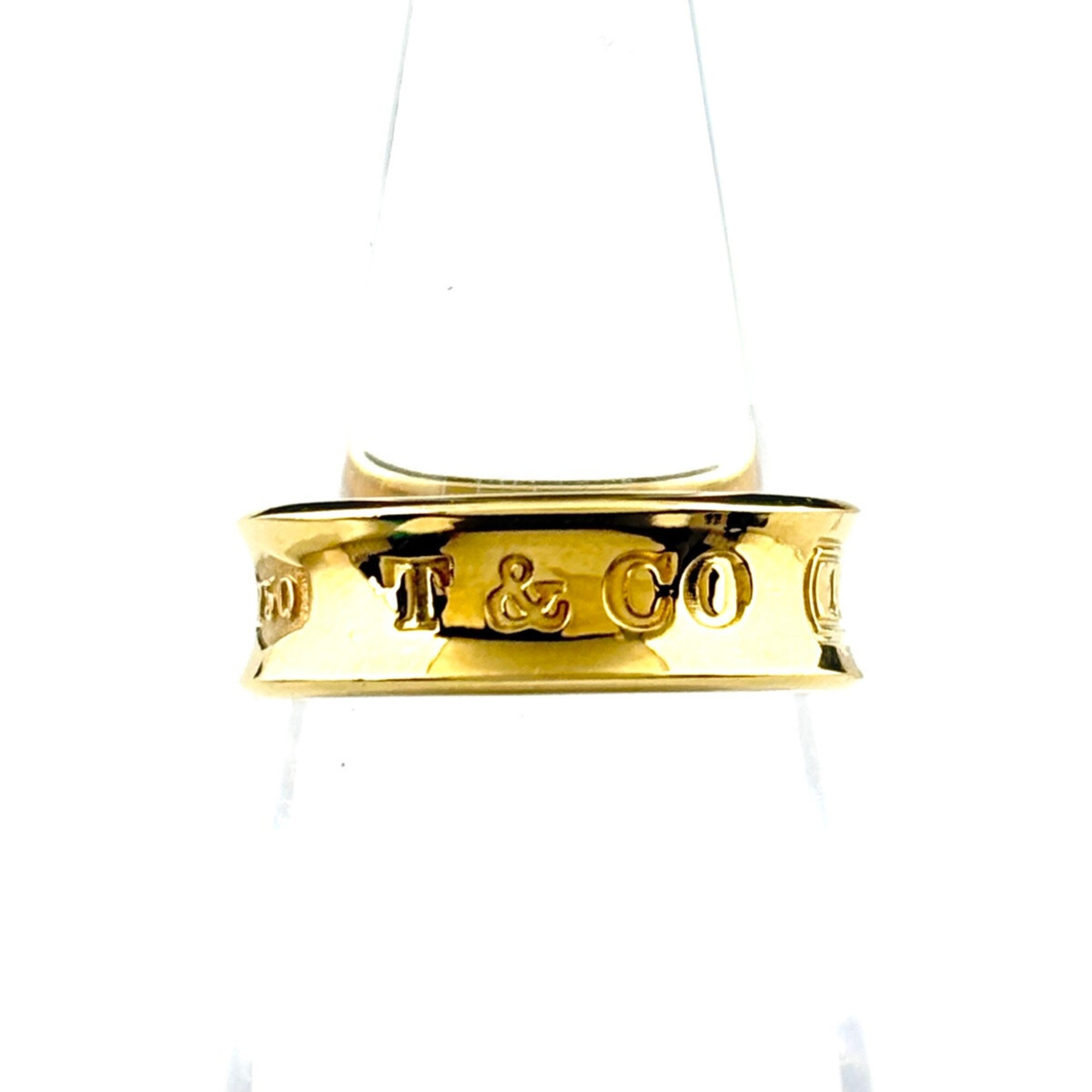 Tiffany & Co. 1837 Narrow Ring, Yellow Gold (YG), 750, Women\'s Ring