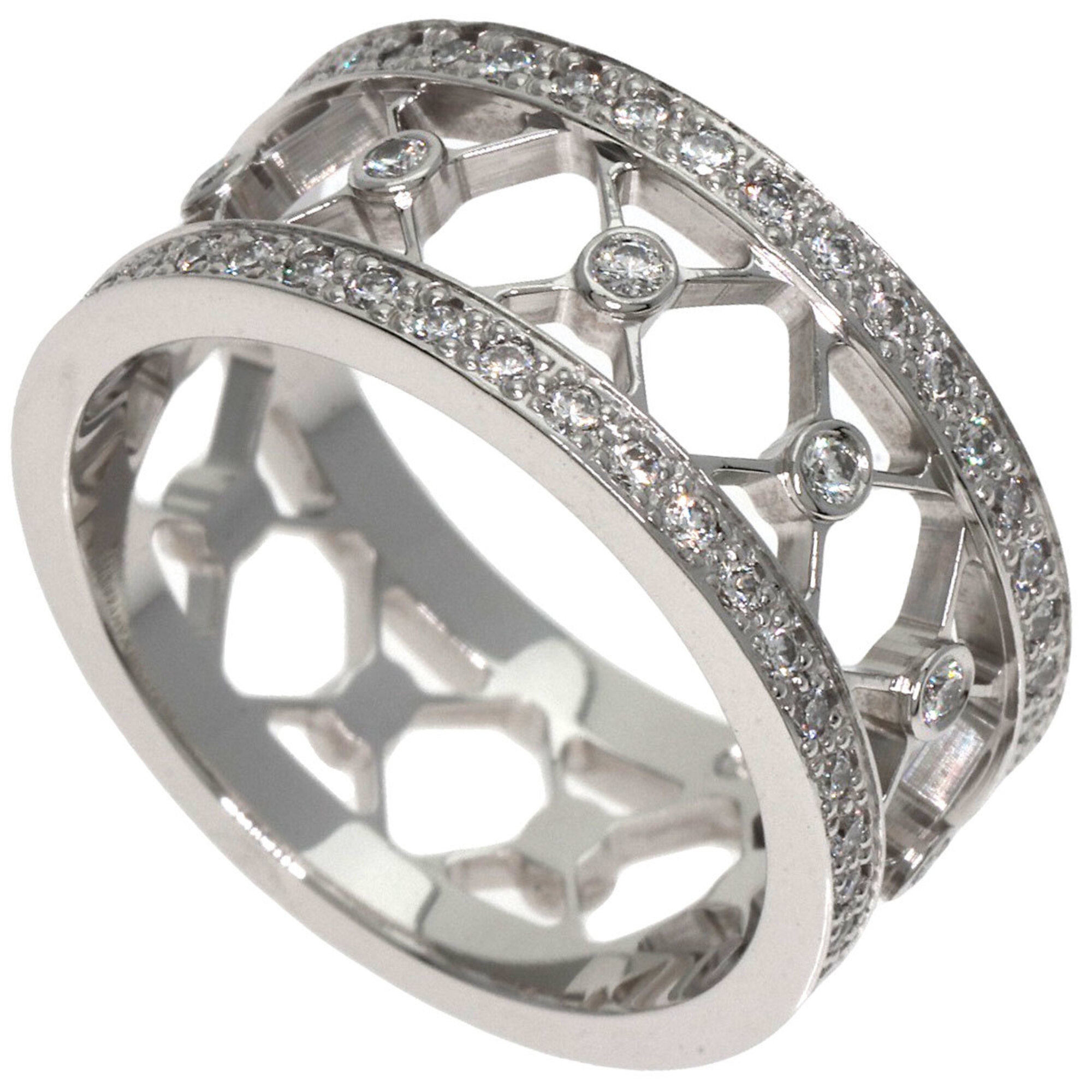 Tiffany & Co. Voile Full Eternity Diamond Ring, Platinum PT950, Women\'s.