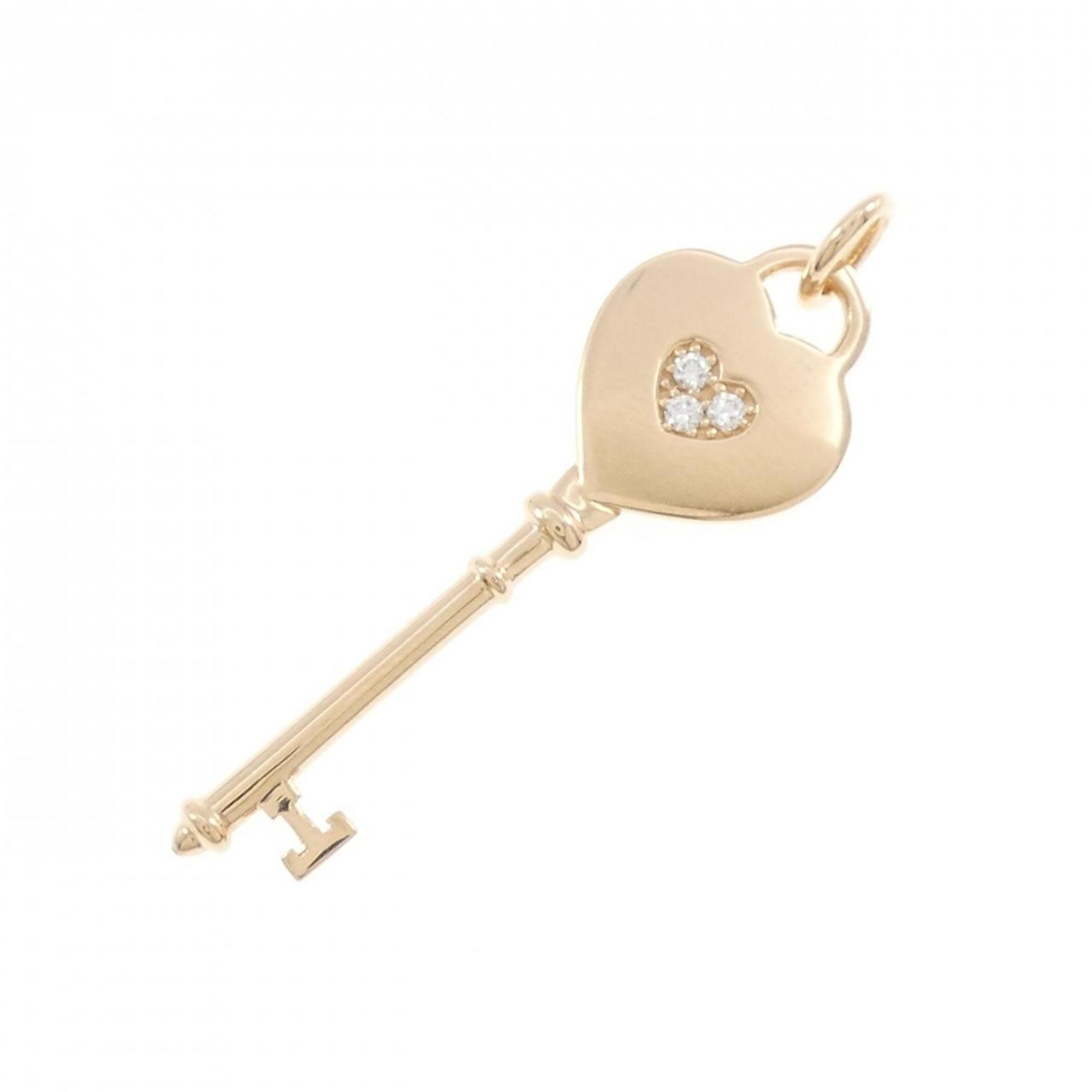 Tiffany Heart Key Pendant