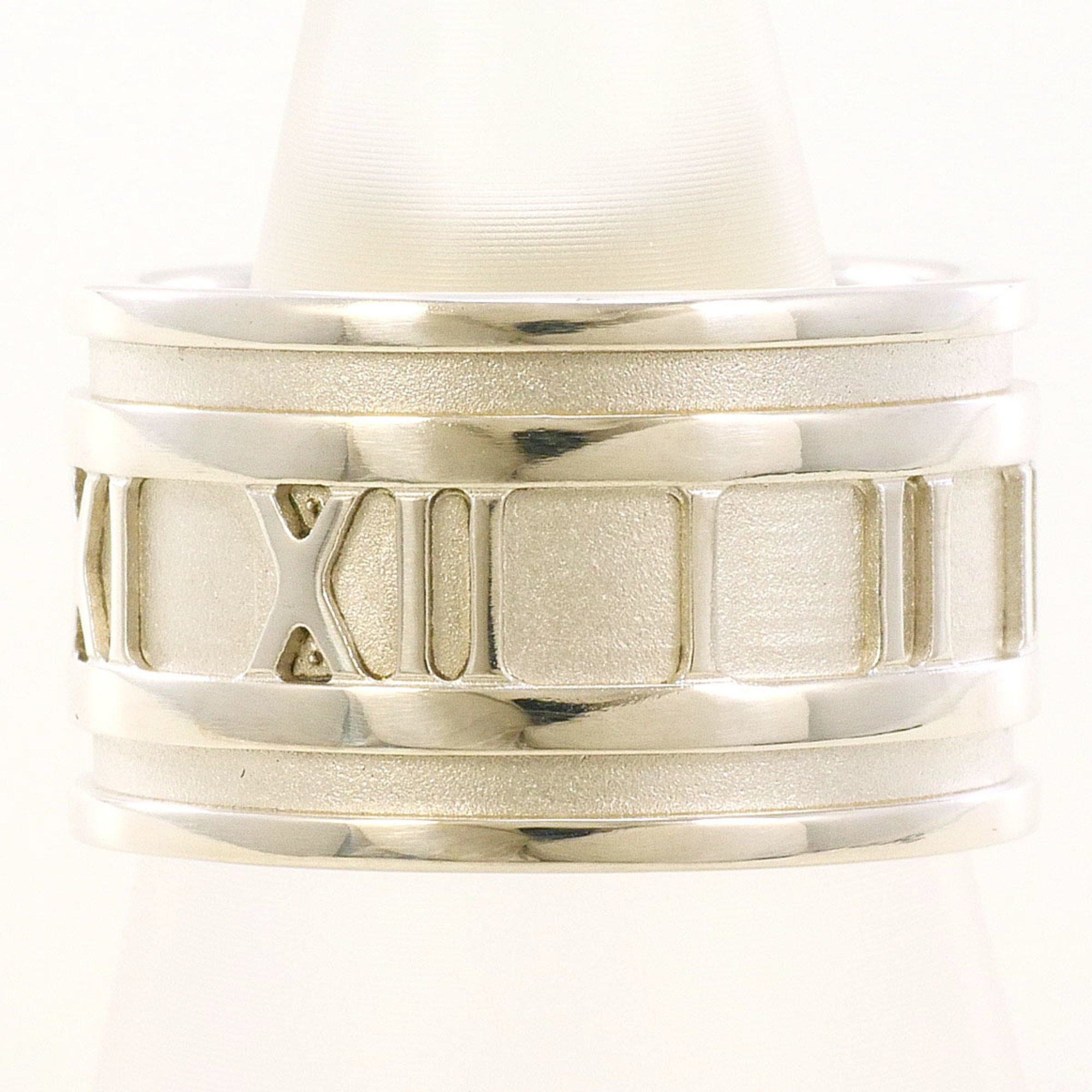 Tiffany & Co. Atlas Wide Silver Ring, Size 1, Total Weight 10.0g, Jewelry, Free Shipping, Like New,