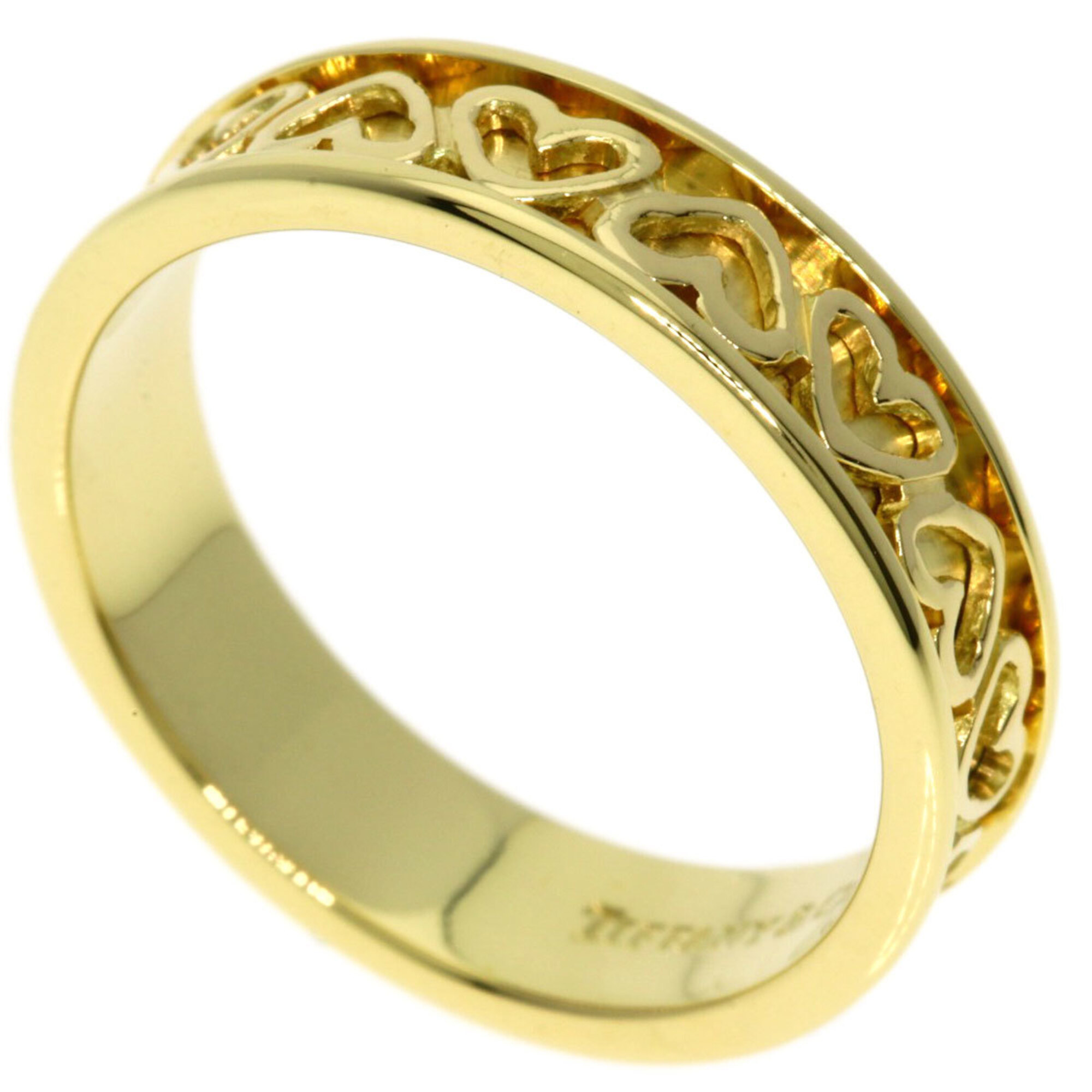 Tiffany & Co. Cutout Heart Ring, 18K Yellow Gold, Women\'s.