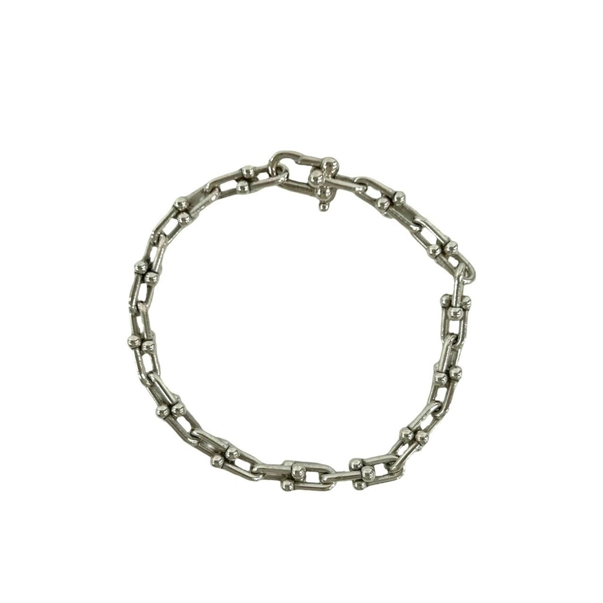 TIFFANY&Co. Tiffany HardWear Small Link Sterling Silver 925 Chain Bracelet Accessory 93235