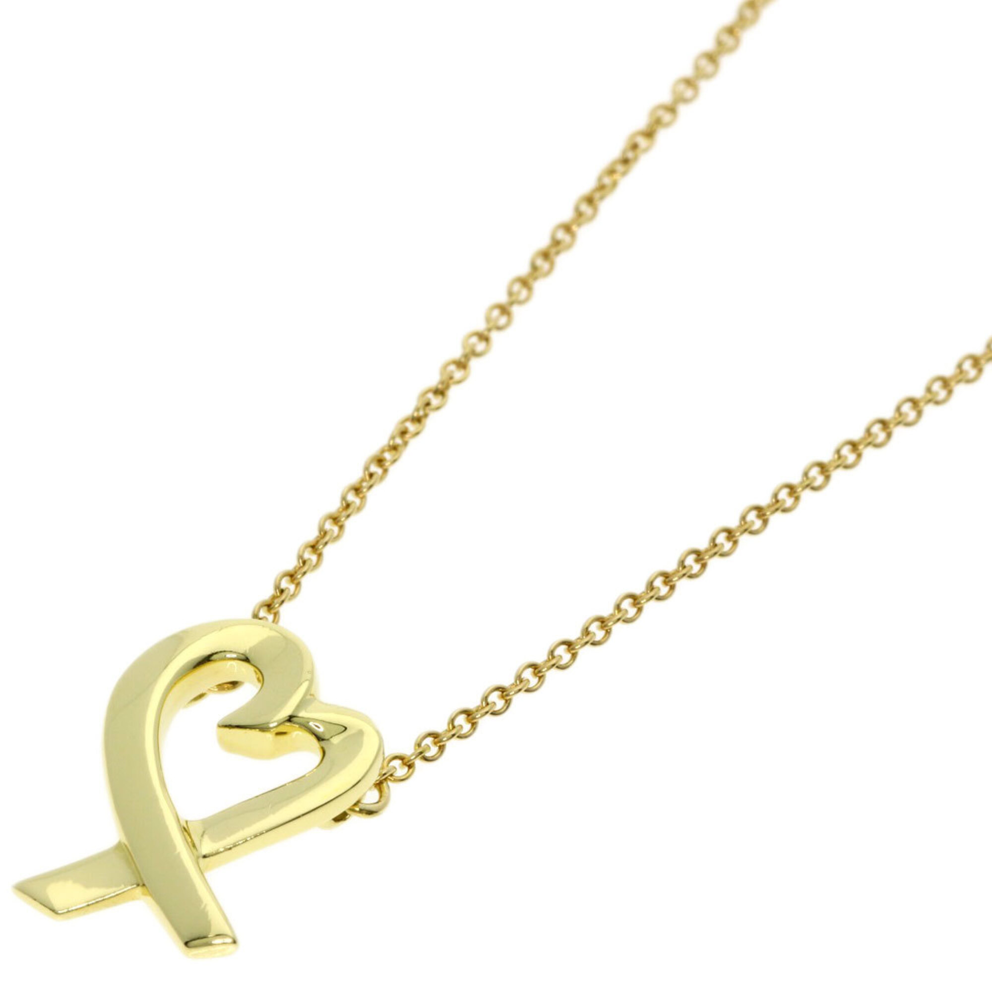 Tiffany & Co. Loving Heart Necklace, 18K Yellow Gold, Women\'s.