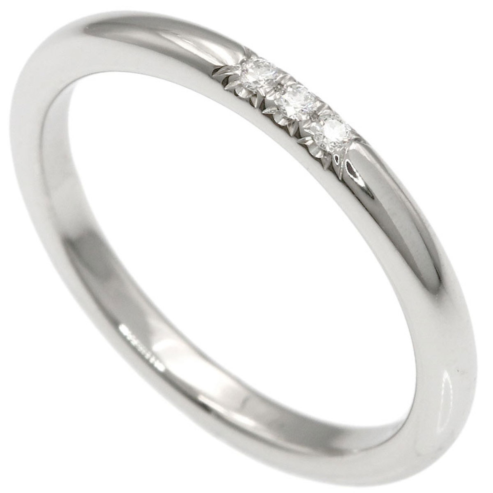 Tiffany & Co. Forever 3-Piece Diamond Ring, Platinum PT950, Women\'s Ring.