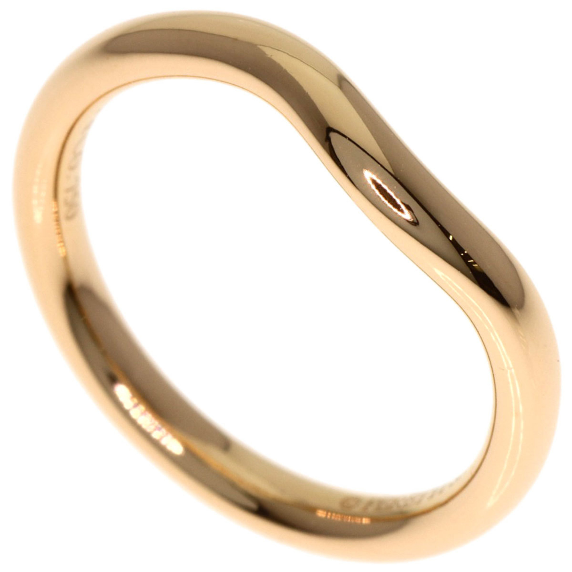 Tiffany & Co. Curved Band Ring, 18K Pink Gold, Women\'s.
