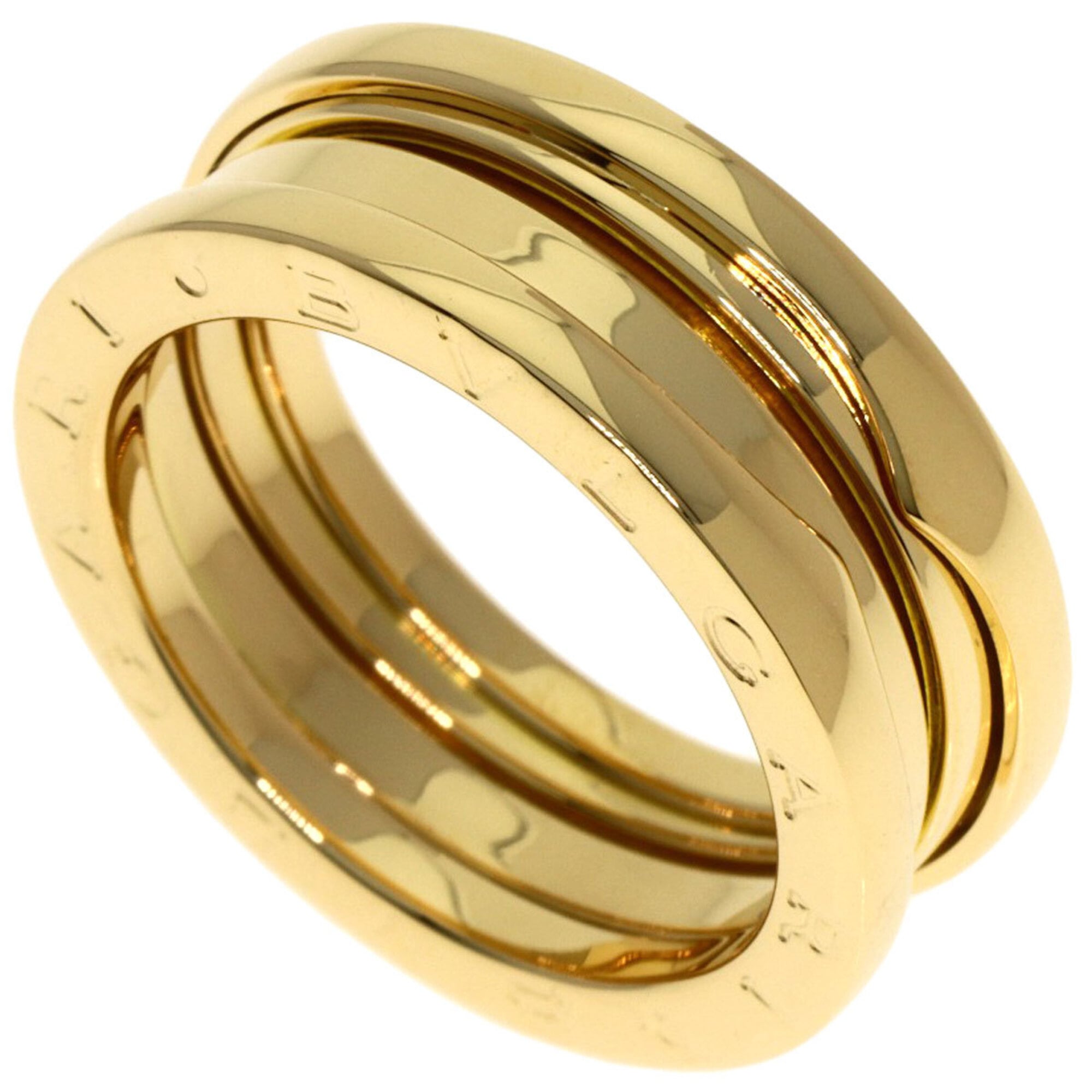 Bulgari B-zero1 2-band ring #54, 18K yellow gold, women\'s BVLGARI