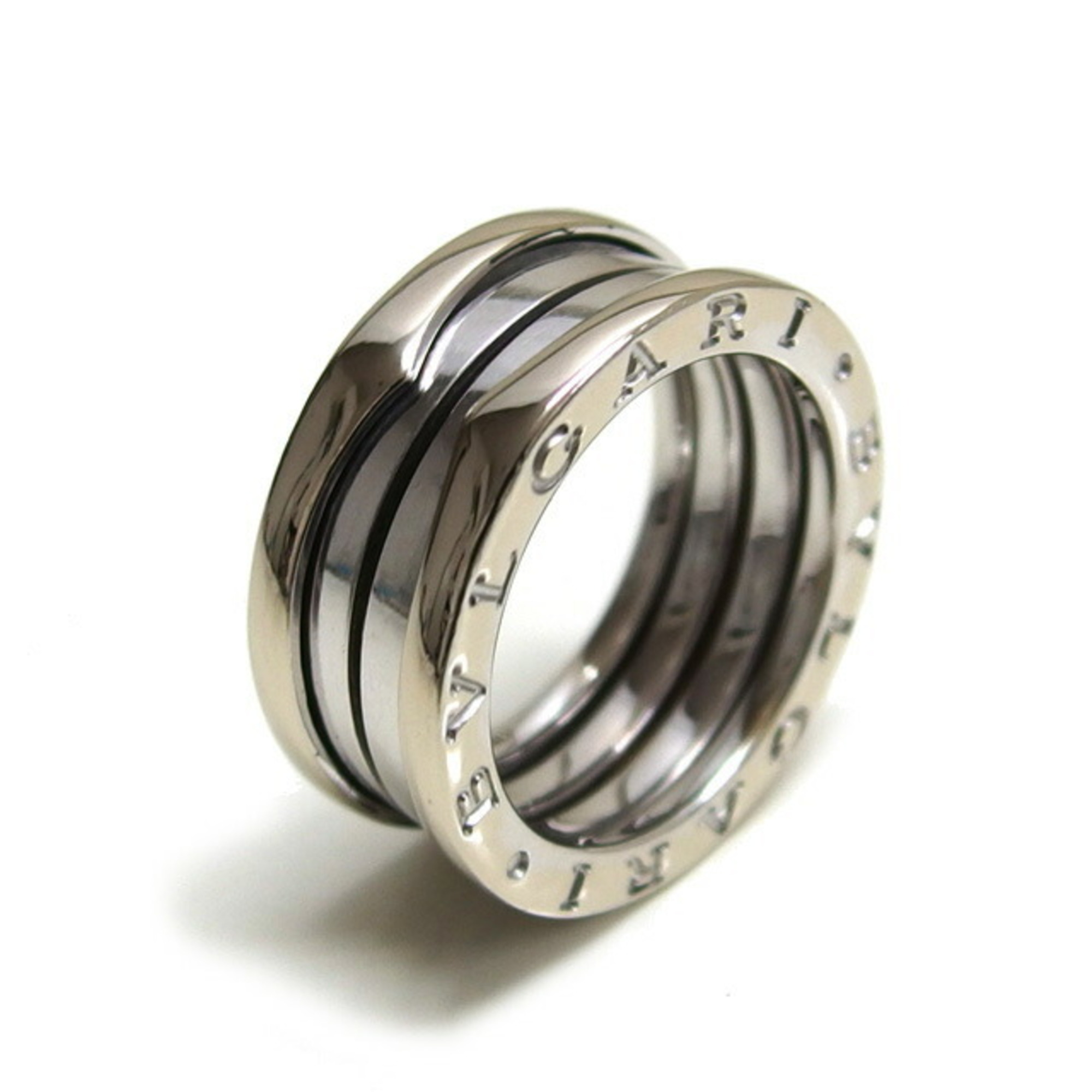 Bvlgari B.zero1 ring, 18K white gold, size 12.