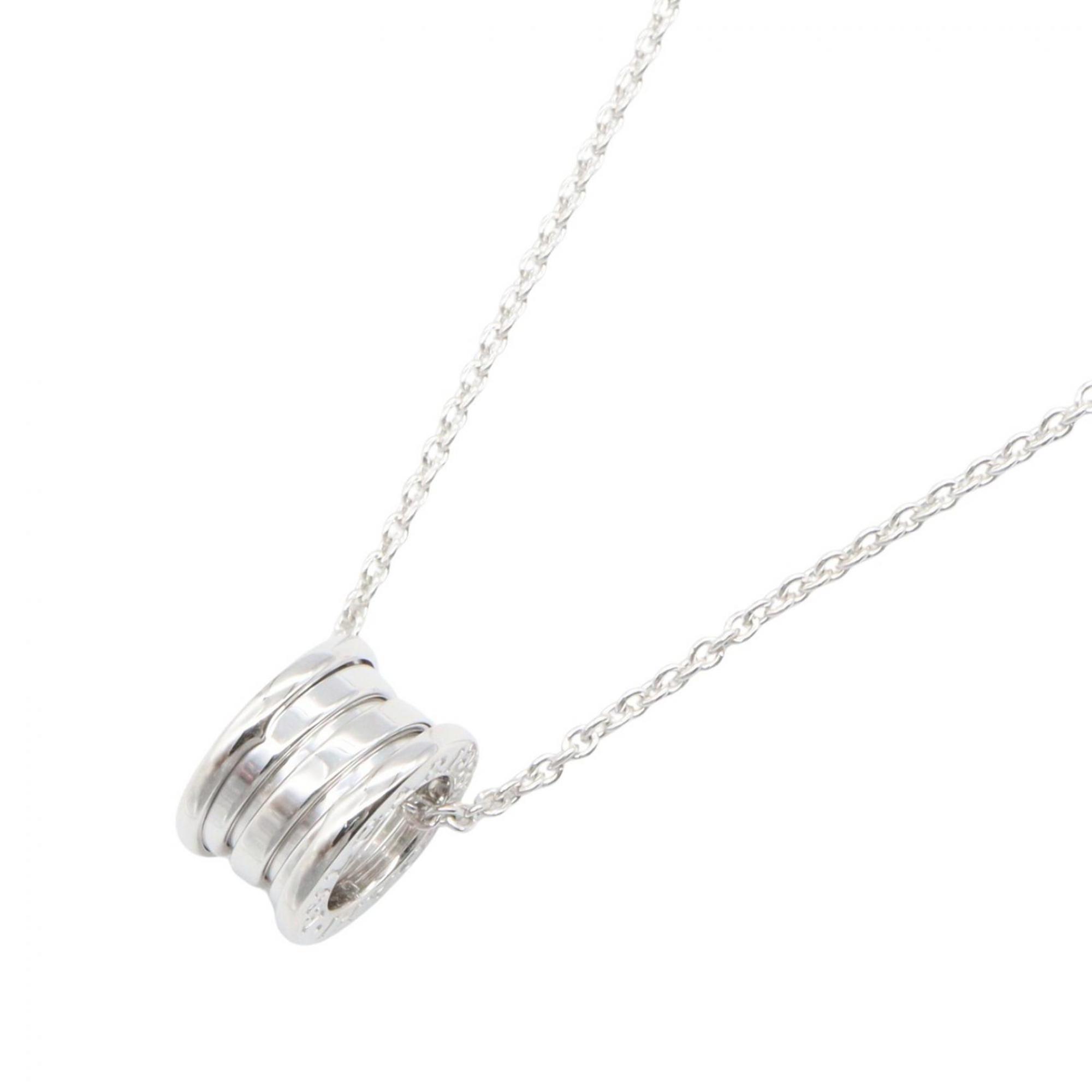 BVLGARI B-zero1 Necklace, 18K White Gold, for Men and Women, Silver