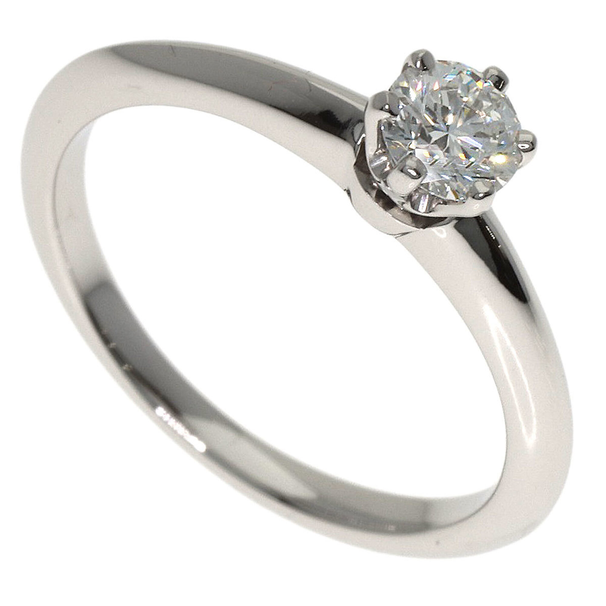 Tiffany & Co. Solitaire 1-Diamond Ring, Platinum PT950, Women\'s.