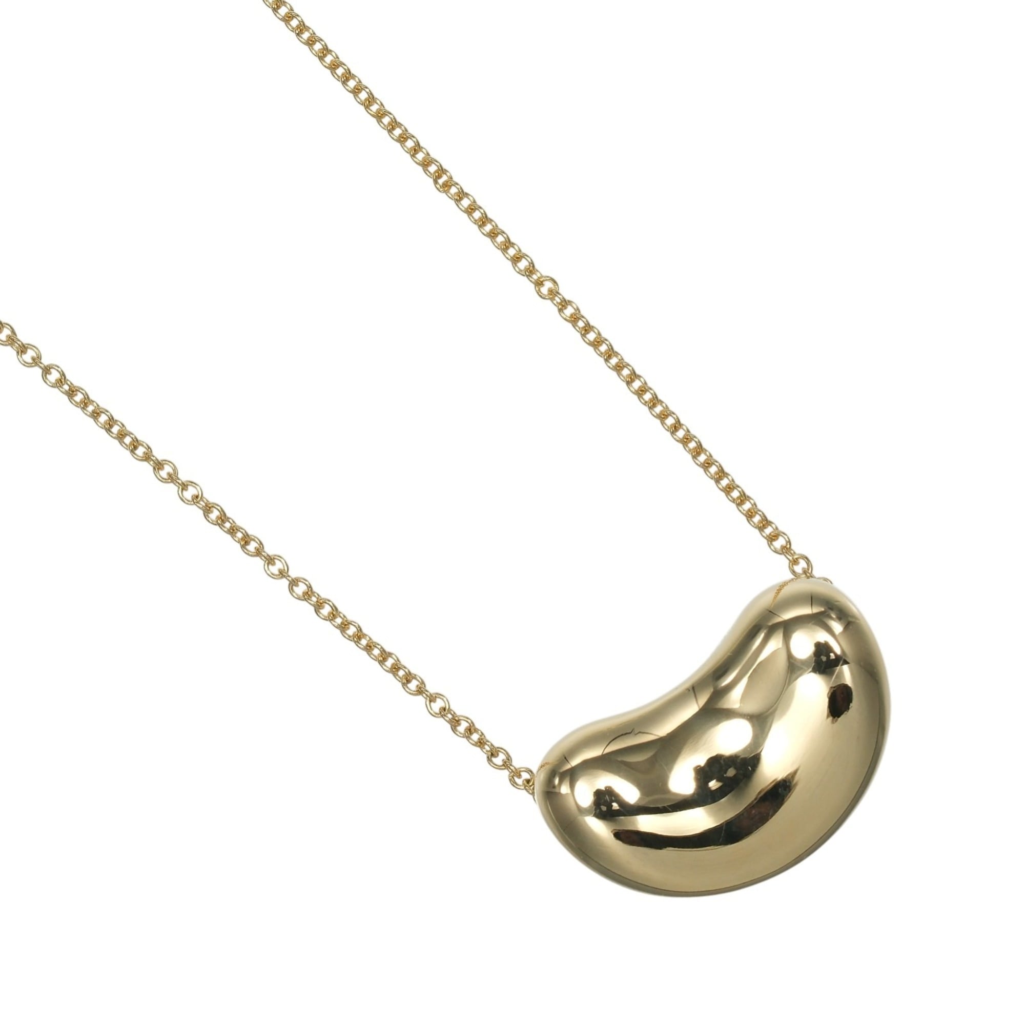 Tiffany & Co. Bean Necklace, 18K Yellow Gold, Approx. 7.17g.