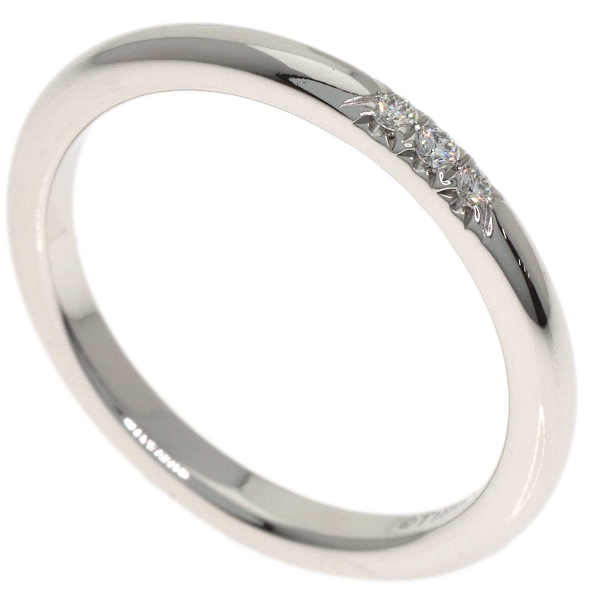 Tiffany & Co. Forever 3-Piece Diamond Ring, Platinum PT950, Women\'s.