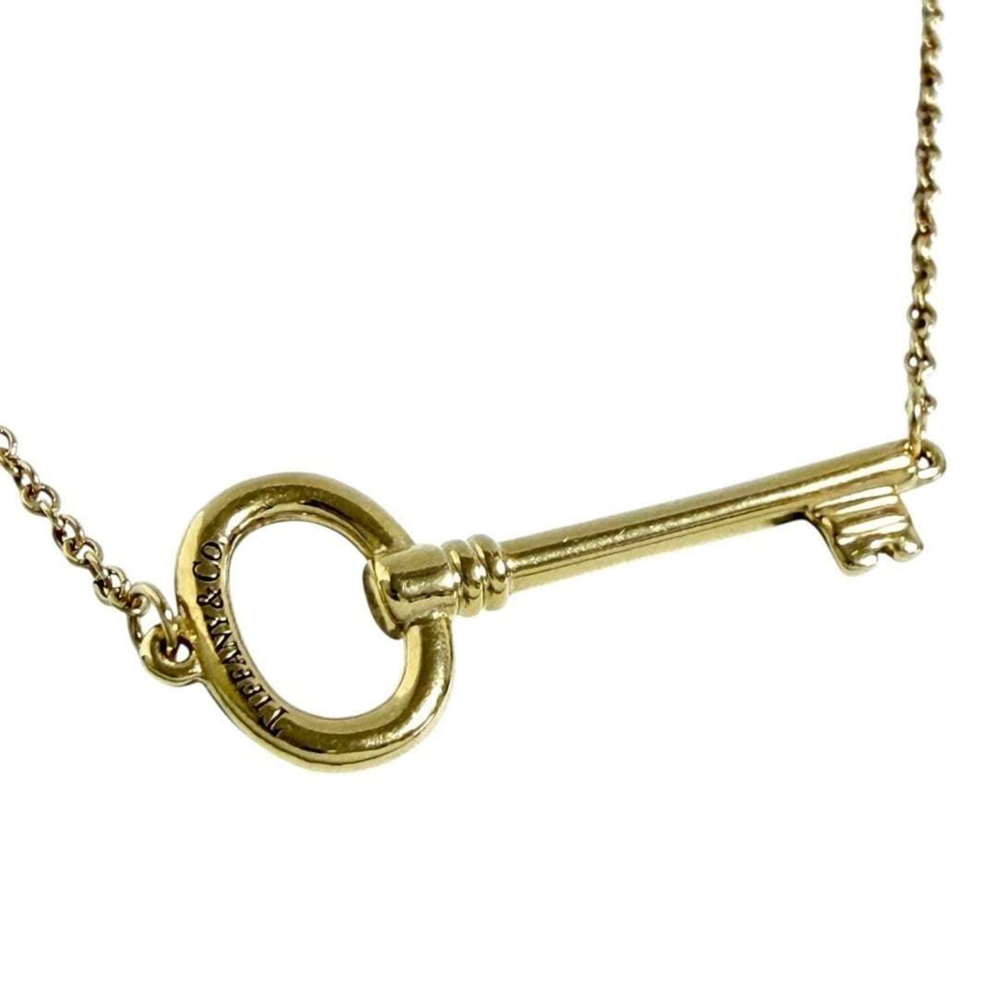 Tiffany & Co. Women\'s Key Necklace Pendant, 18K Yellow Gold