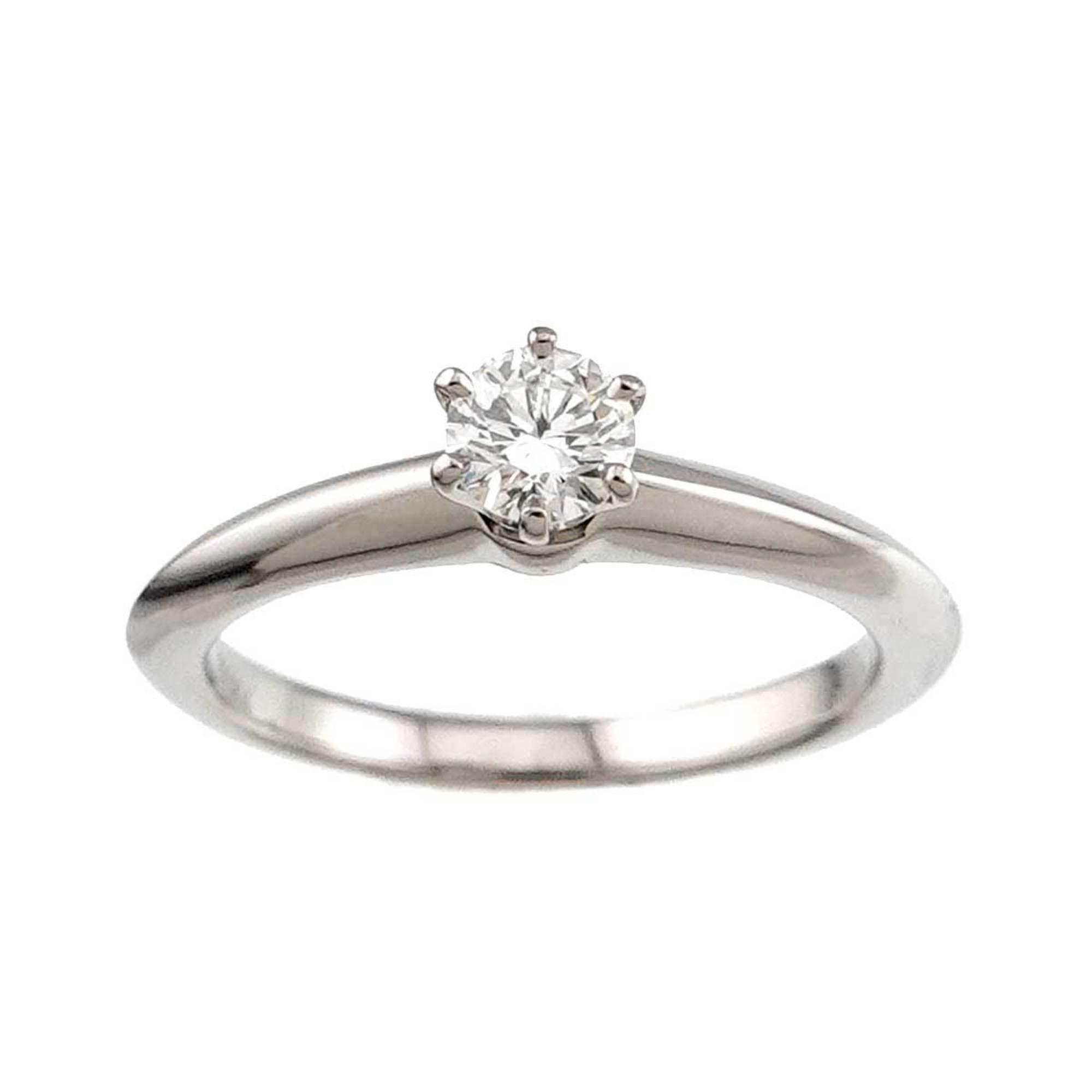 Tiffany & Co. Solitaire Ring with 0.20ct Diamond in Platinum