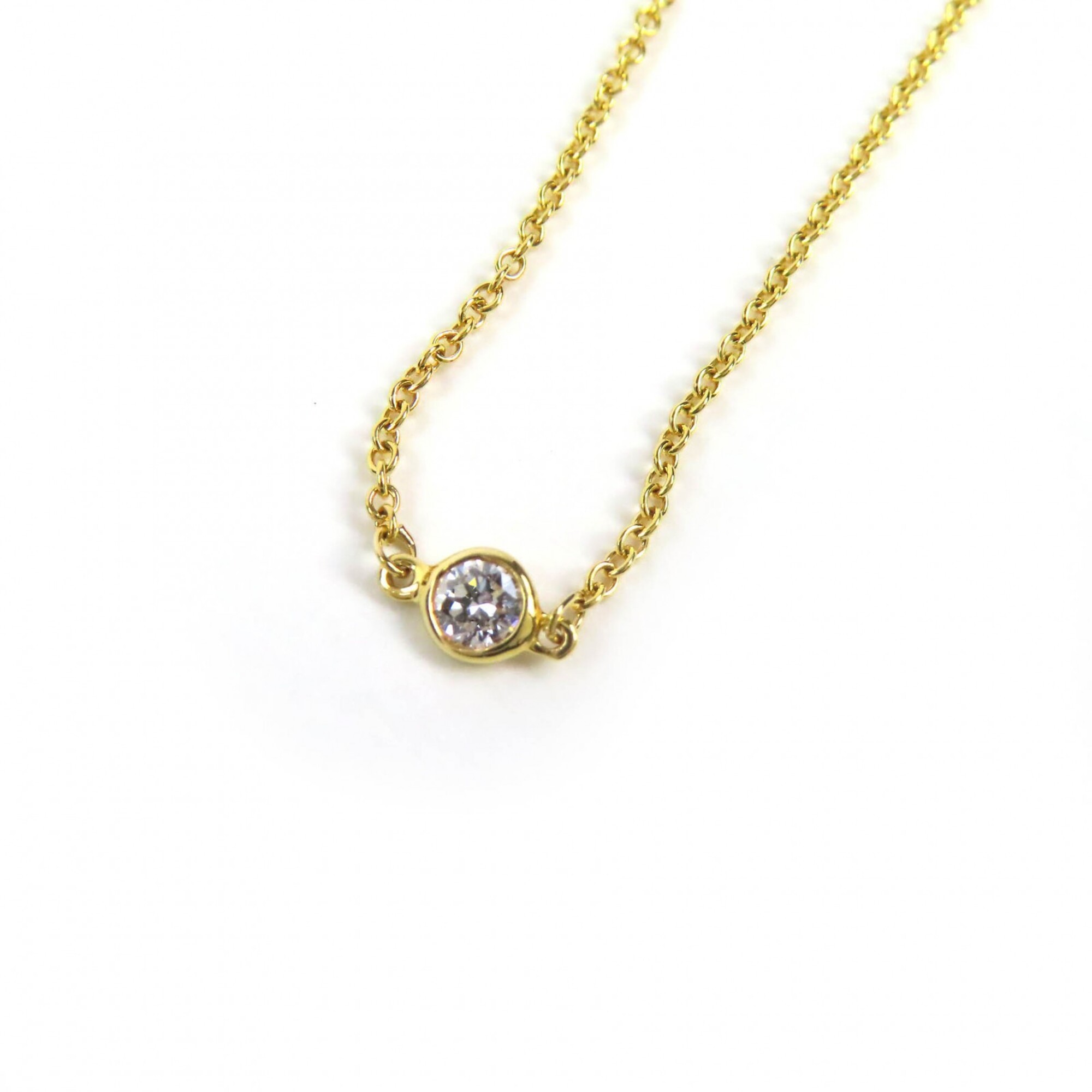 TIFFANY&Co. Tiffany & Co. Elsa Peretti By the Yard 3-Piece Diamond 750 (Yellow Gold) 41cm Necklace,
