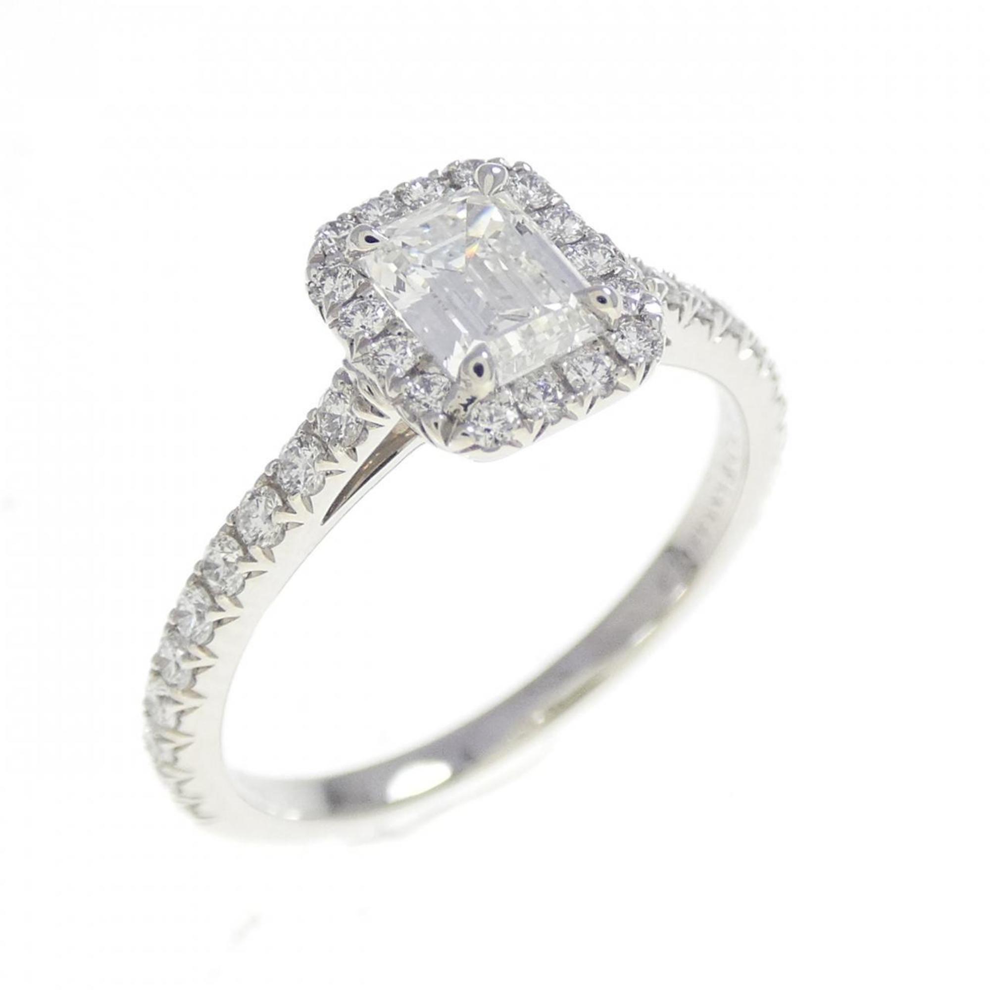 Tiffany Soleste Emerald Cut Ring 0.40ct F VVS1
