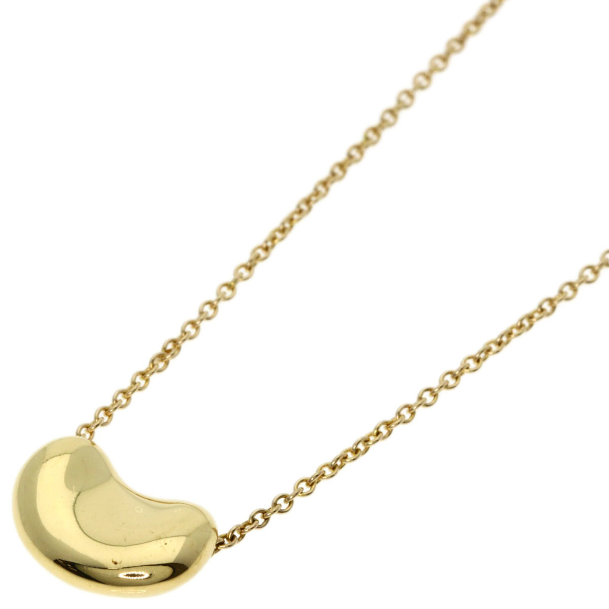 Tiffany Bean Necklace, 18K Yellow Gold, Women\'s, TIFFANY&Co.