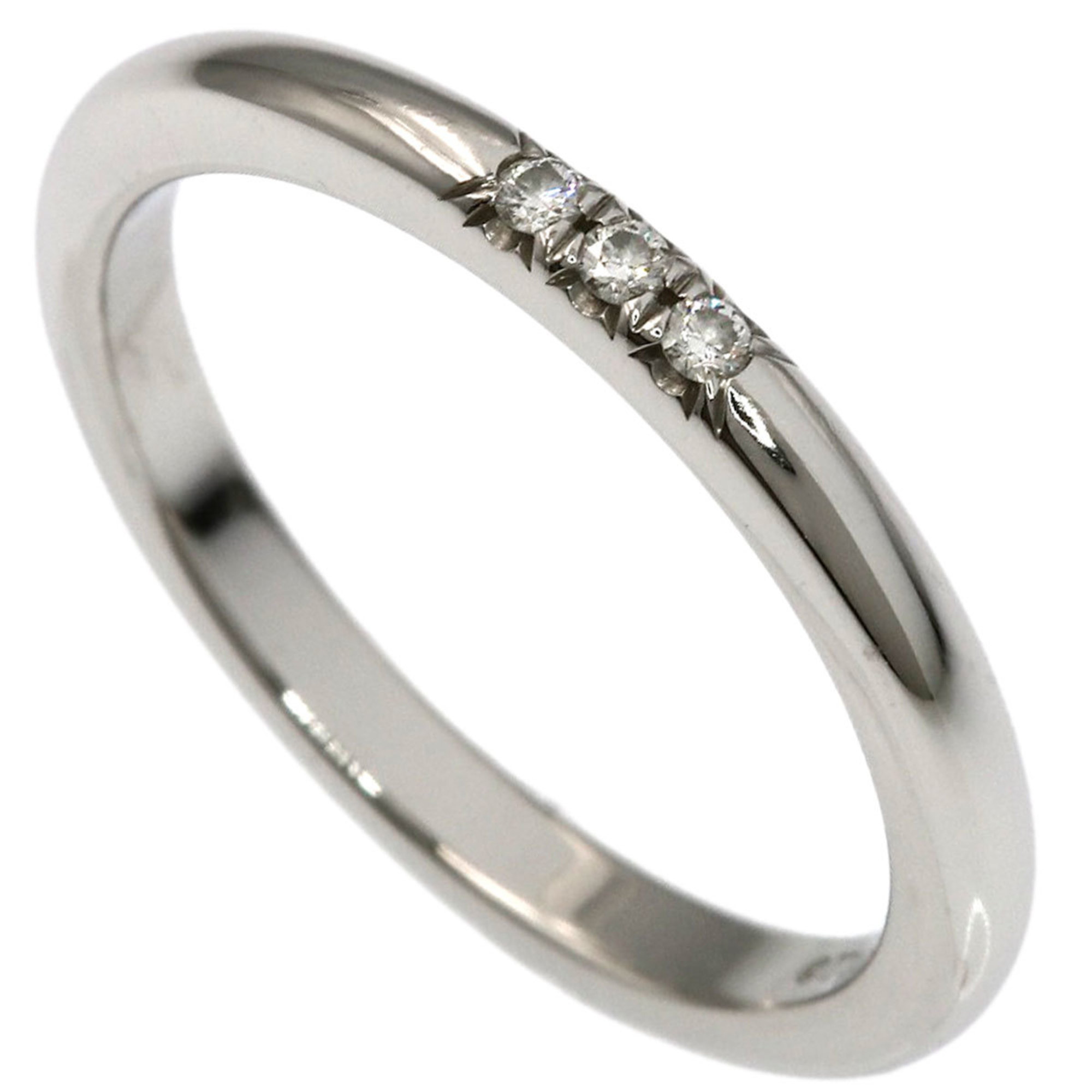 Tiffany & Co. Forever 3-Piece Diamond Ring, Platinum PT950, Women\'s Ring.