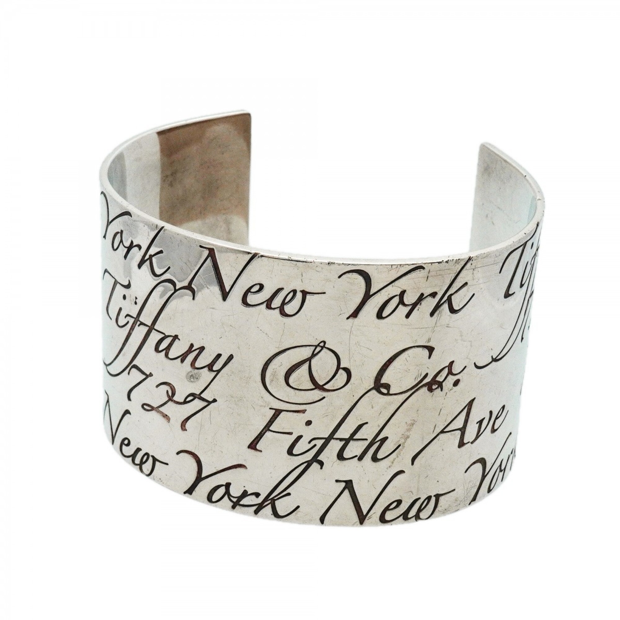 Tiffany & Co. Notes Cuff Wide Bangle, Sterling Silver 925, Women\'s, P2526109