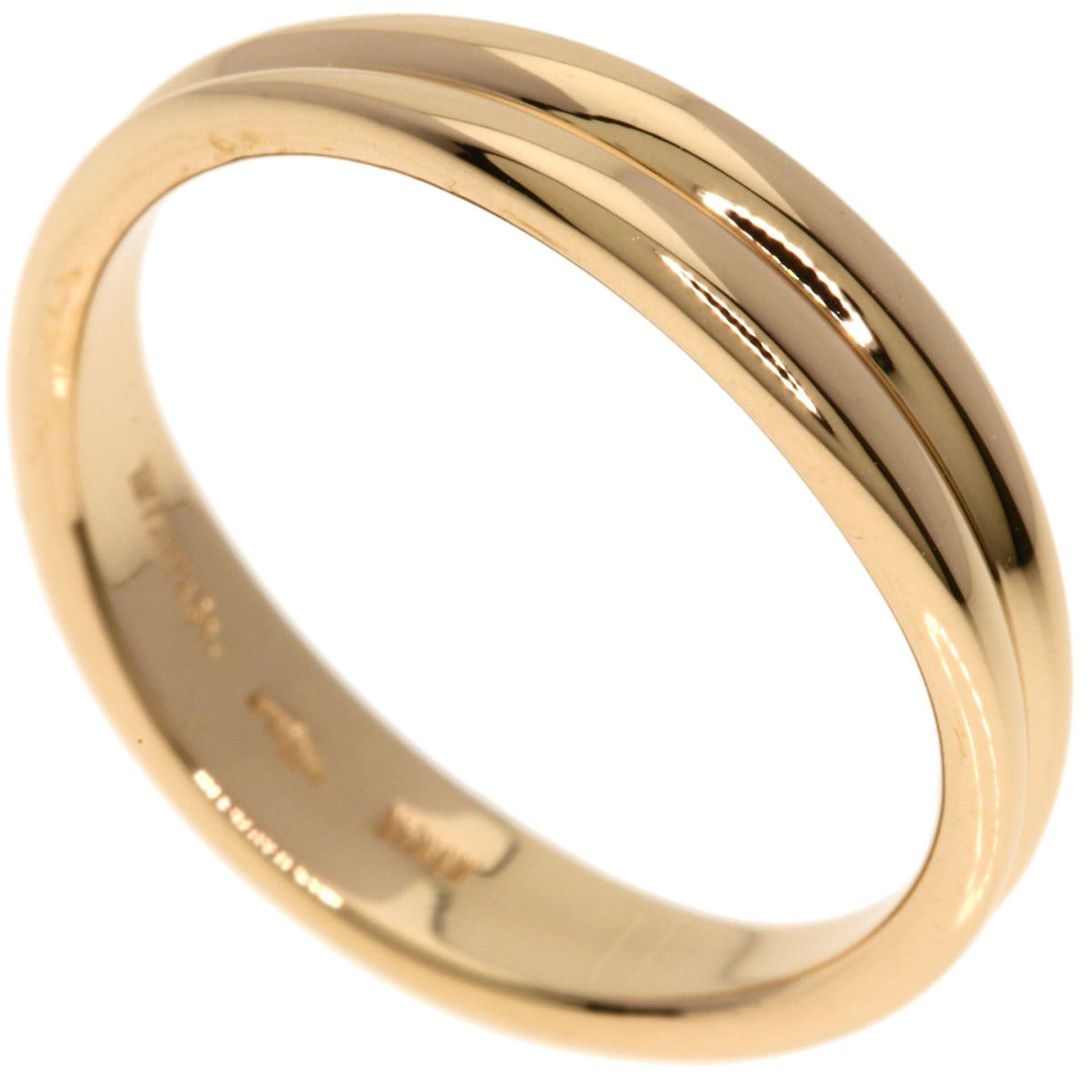 Tiffany & Co. Double Wave Ring, 18K Pink Gold, Women\'s.