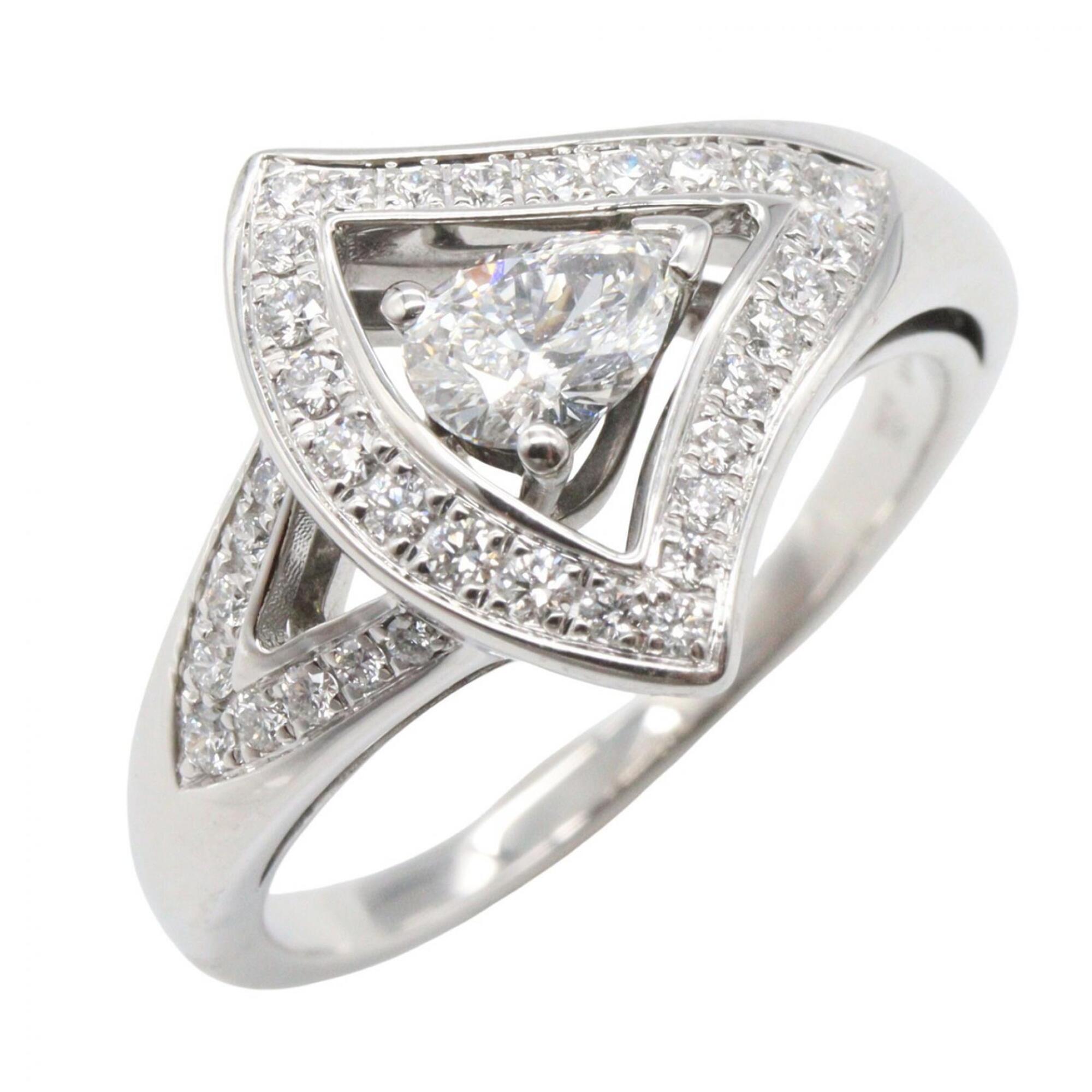 Bulgari BVLGARI Diva\'s Dream Diamond Ring - Ring/Finger Jewelry 18KWG (White Gold) Women\'s Silver