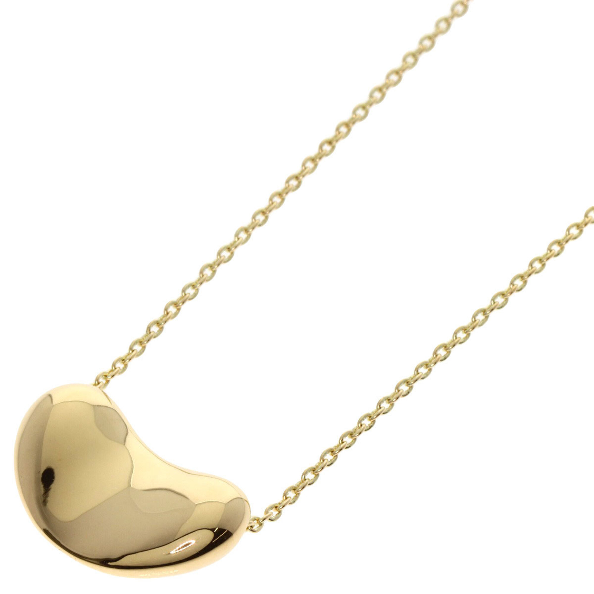 Tiffany Bean Necklace, 18K Yellow Gold, Women\'s, TIFFANY&Co.