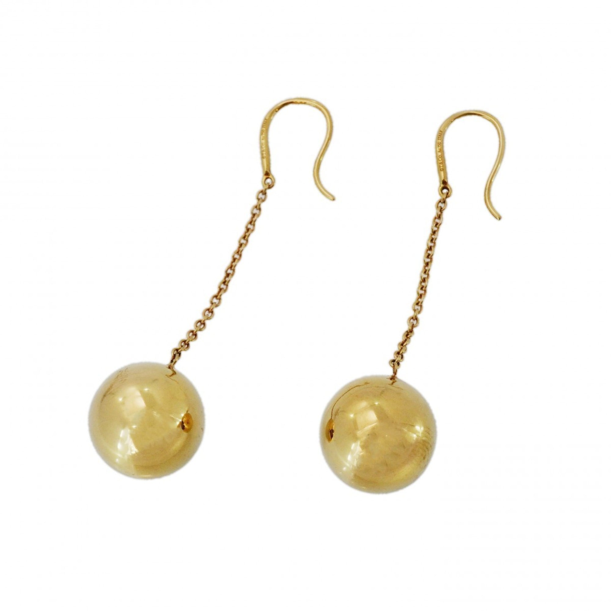 Tiffany & Co. Hardware Ball Earrings, 18K Yellow Gold, Women\'s