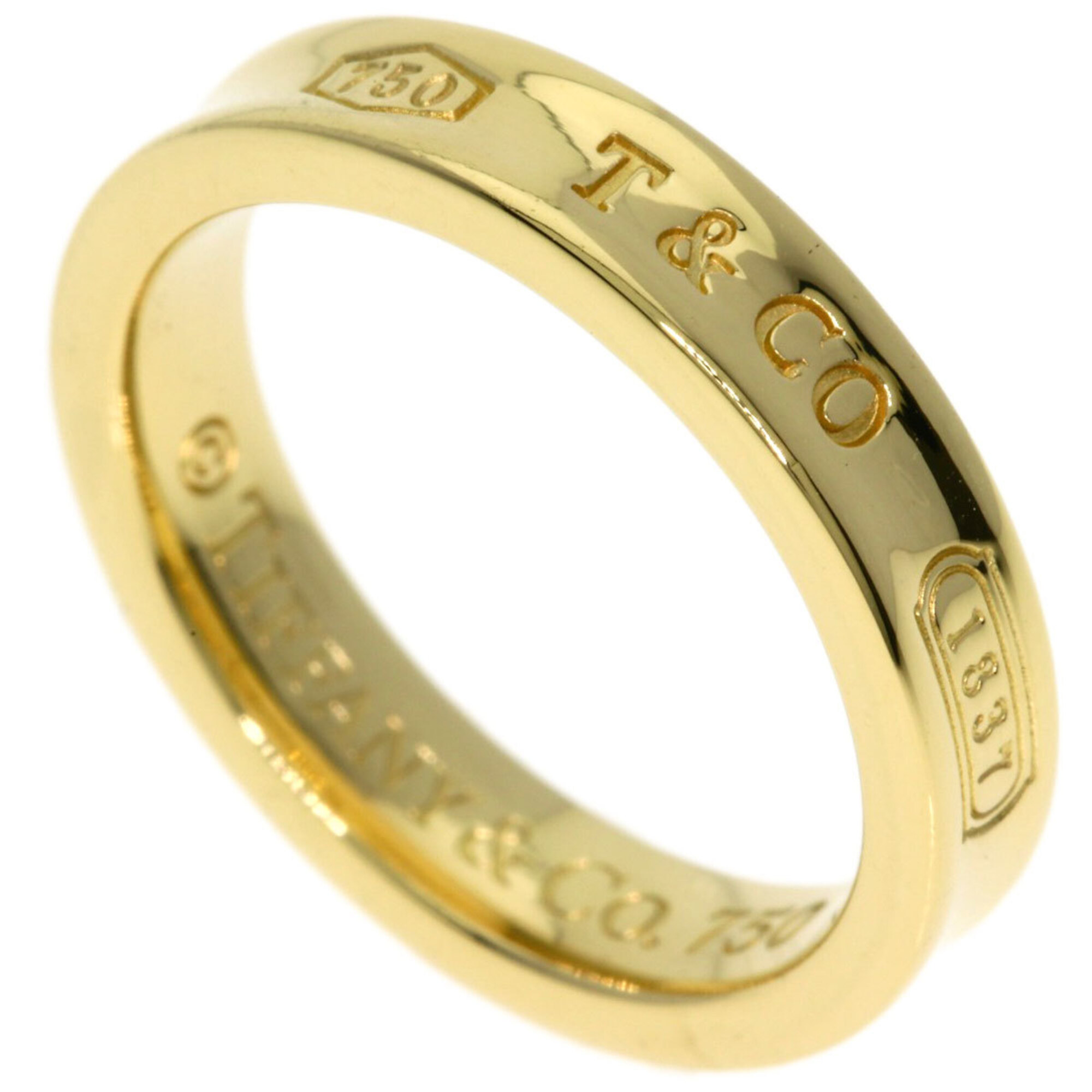 Tiffany & Co. 1837 Narrow Ring, 18K Yellow Gold, Women\'s.