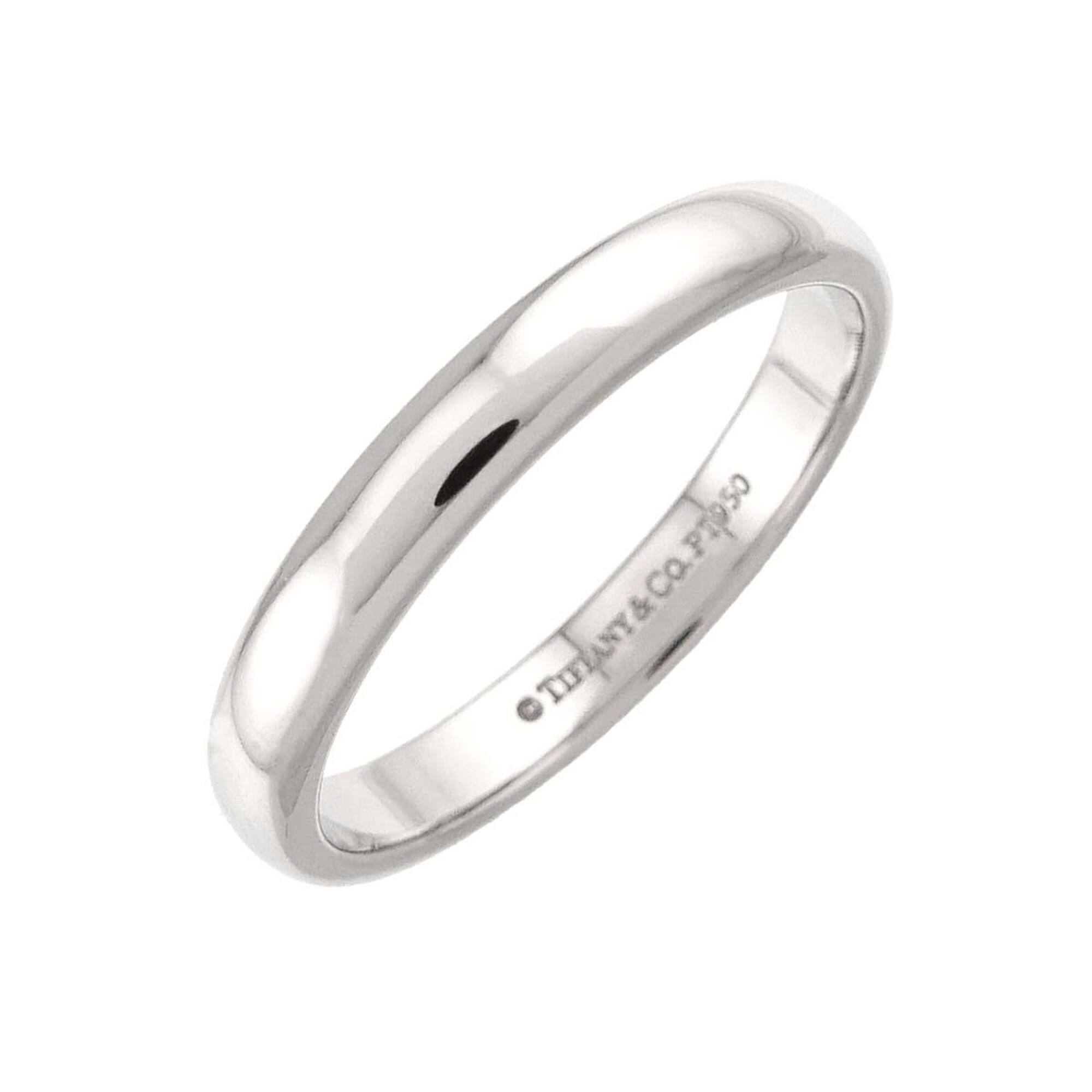 Tiffany & Co. Forever 1 Ring, 3mm wide, Platinum (Pt)