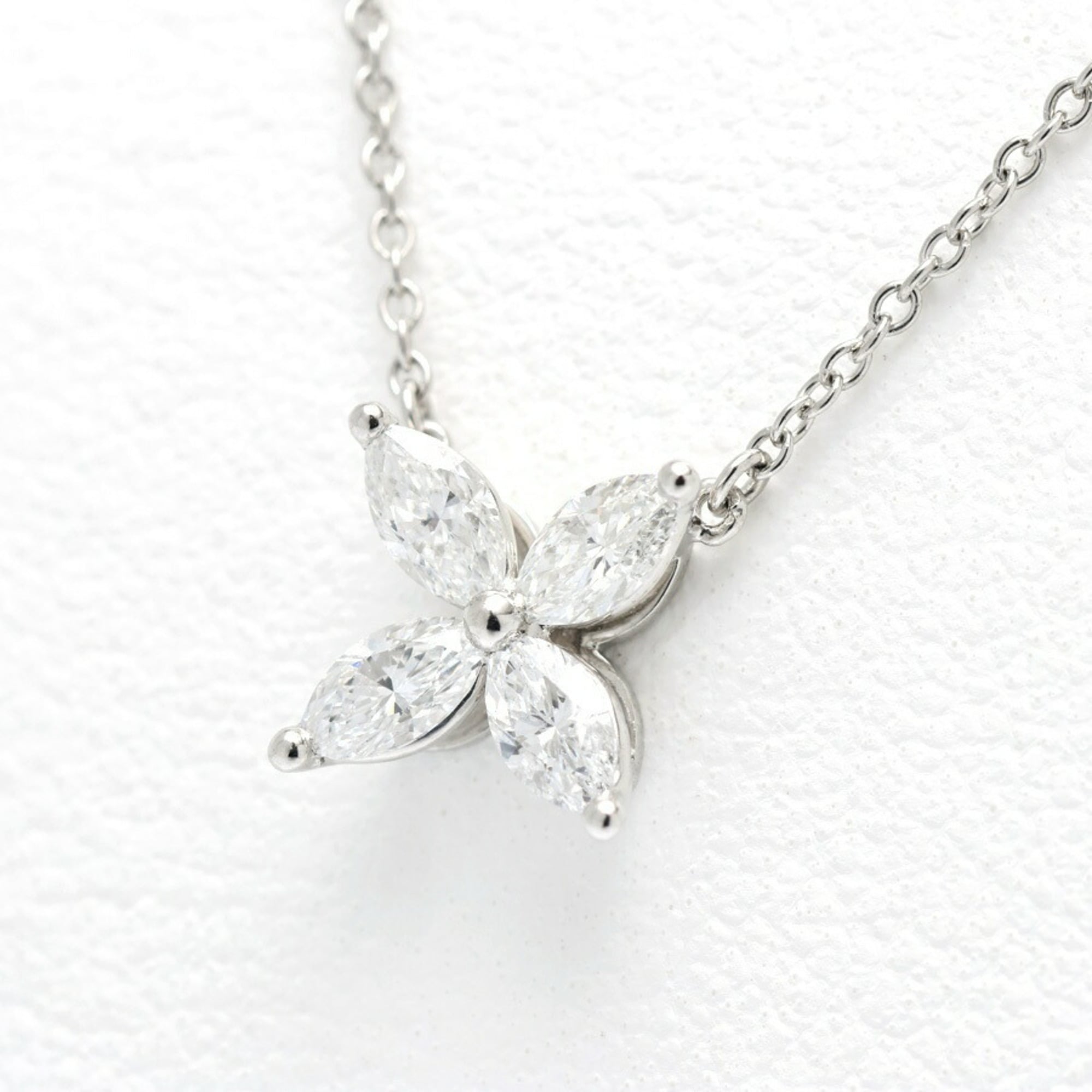 Tiffany & Co. Victoria Necklace, Medium, 69902529, Pt950, Diamond, 41 cm, B-159906