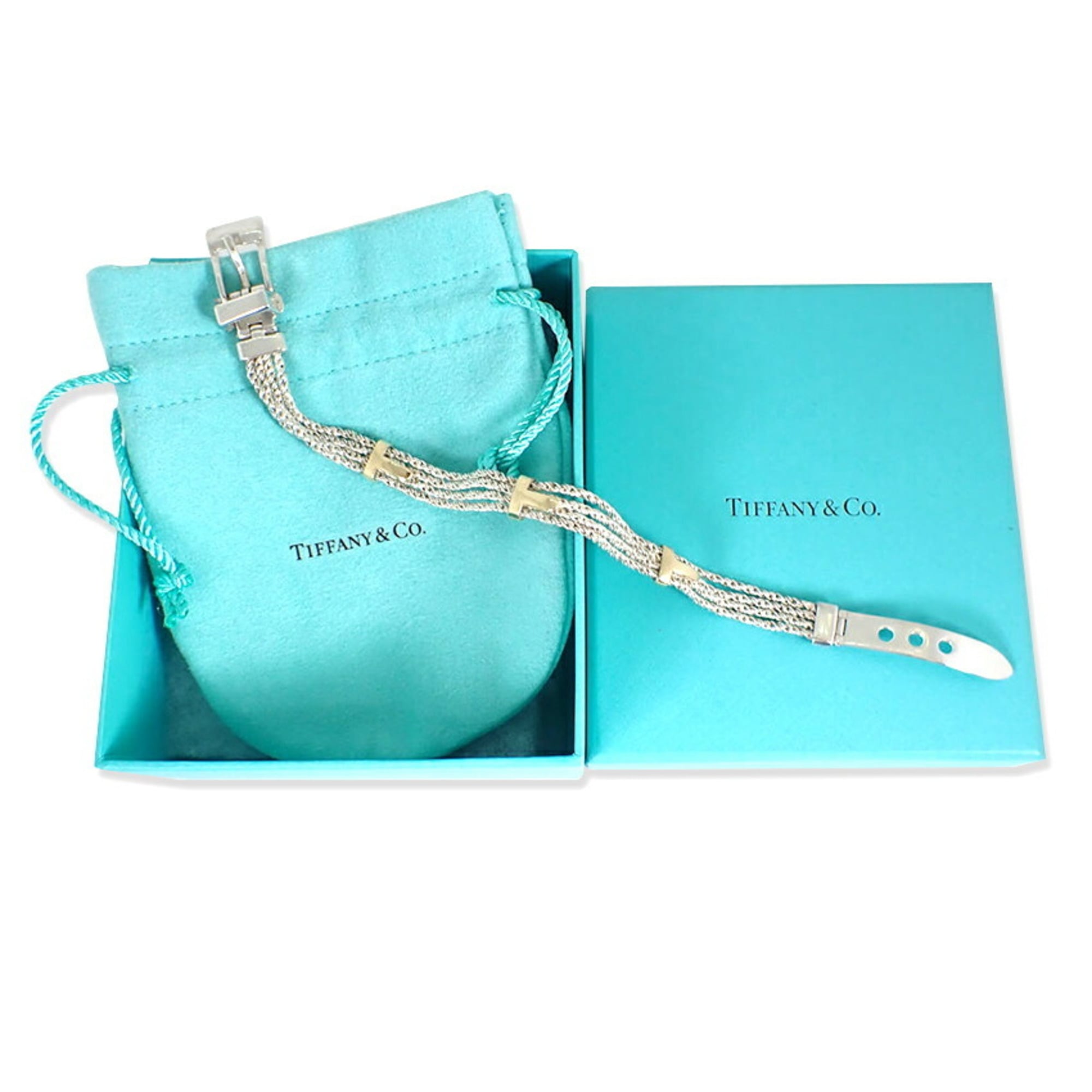 TIFFANY & Co. 925 750 Rope Ceinture Bracelet