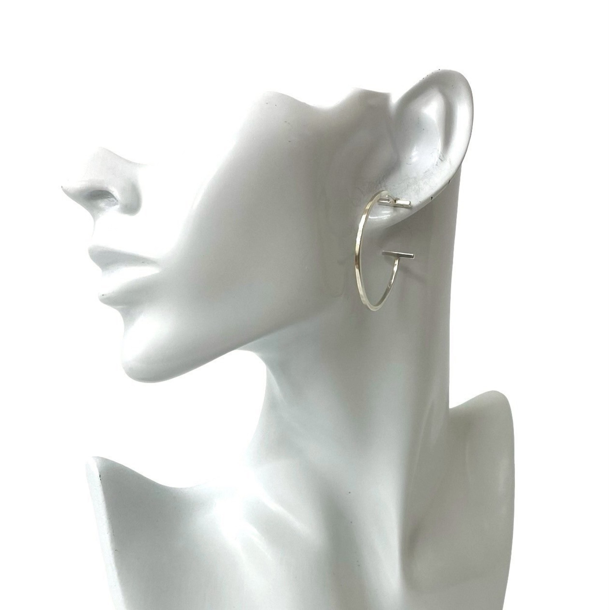 TIFFANY & Co. Tiffany T-Wire Hoop Earrings in 925 Sterling Silver, 36674