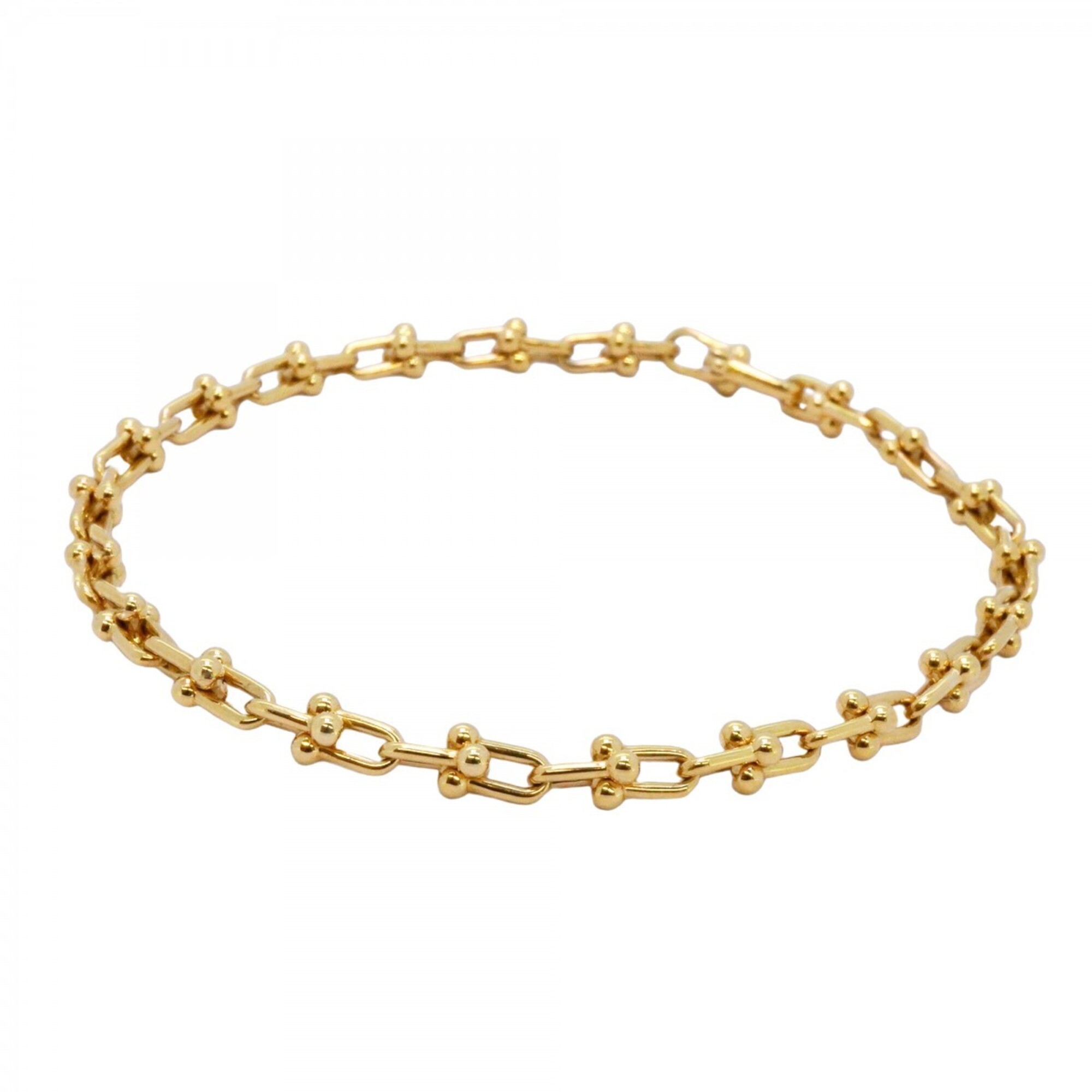 Tiffany & Co. Hardware Microlink Bracelet, 18K Yellow Gold, Men\'s Women\'s