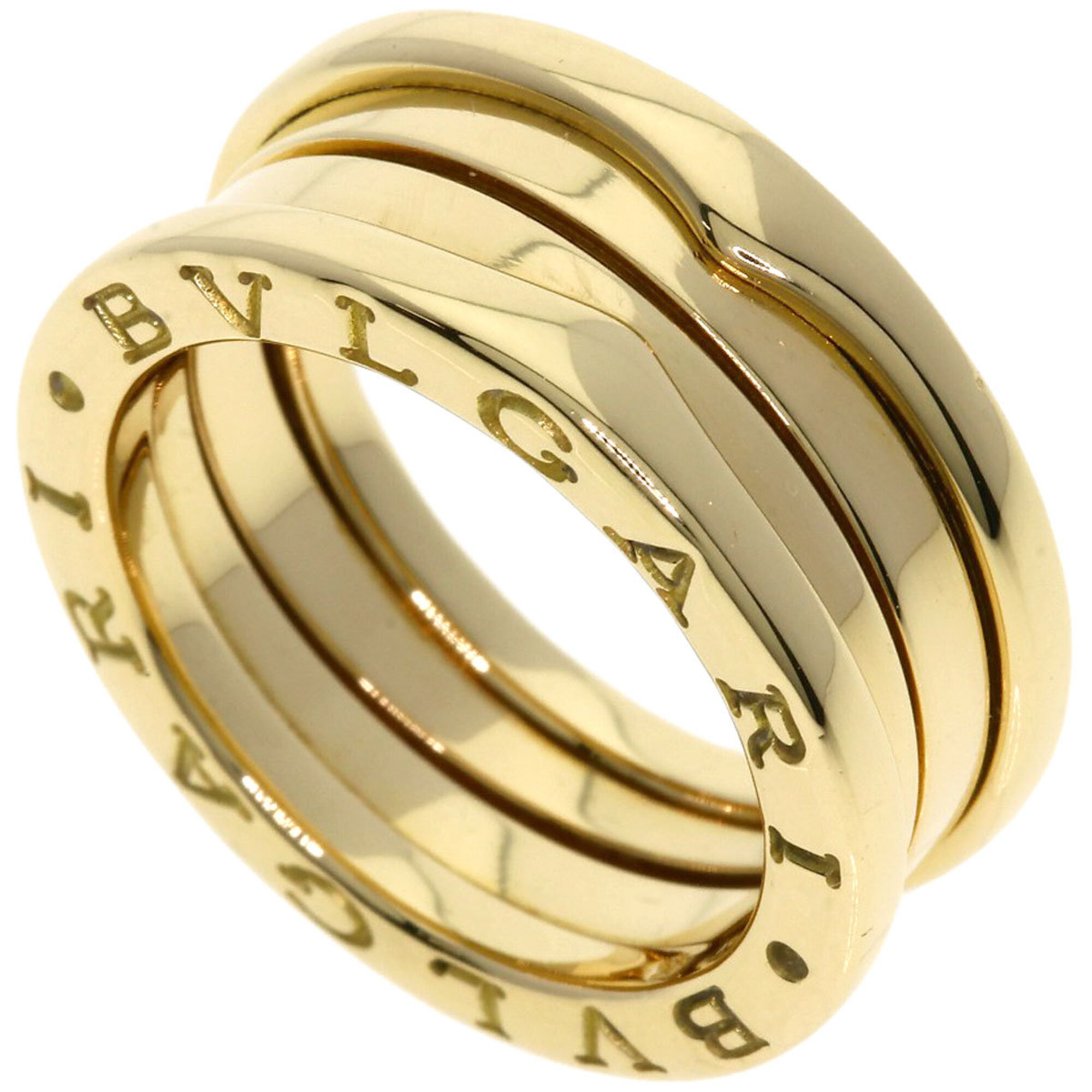 Bvlgari Bulgari B-zero1 2-band ring, size 48, 18K yellow gold, women\'s ring.