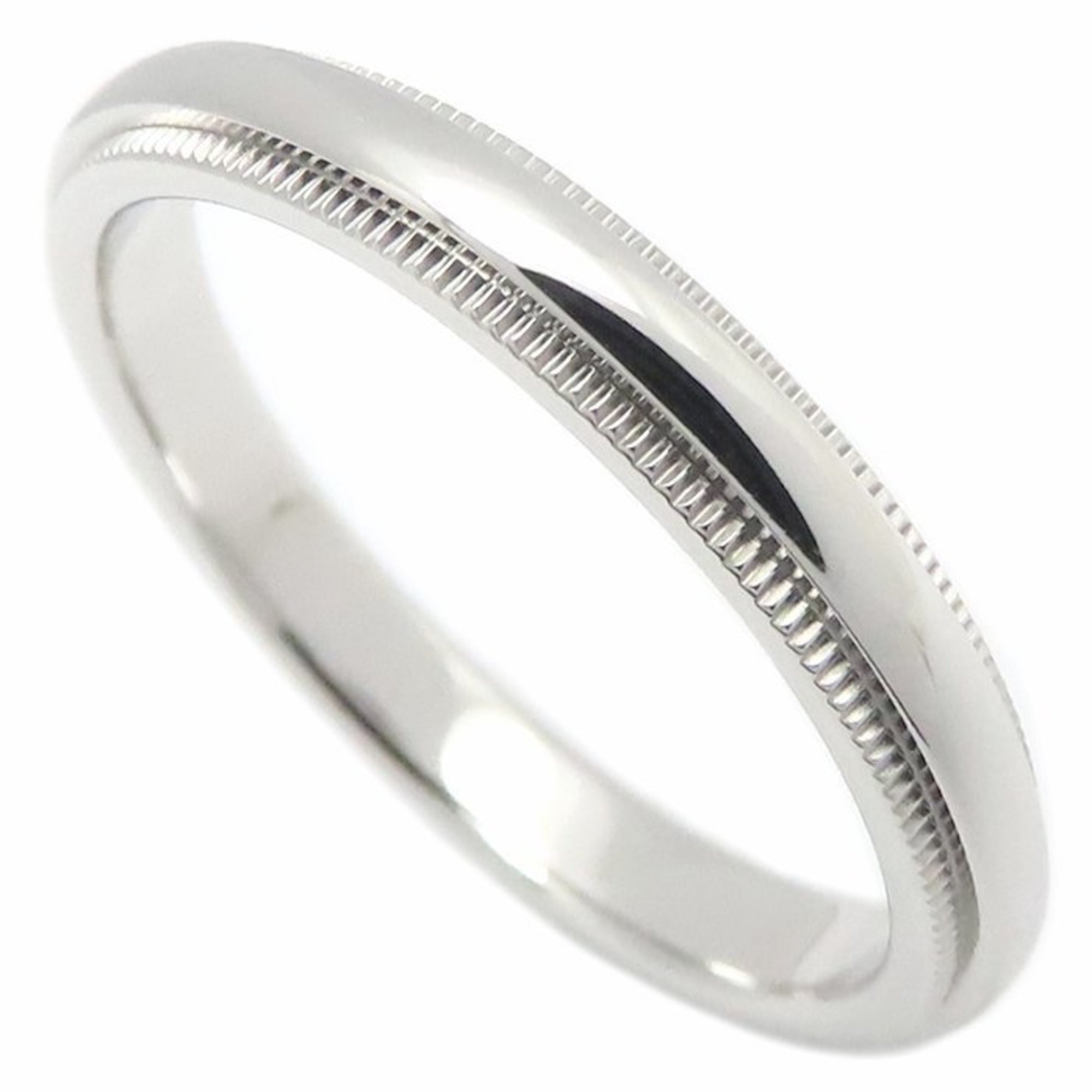 TIFFANY & Co. Tiffany Milgrain Ring, Pt950, Men\'s, 295150