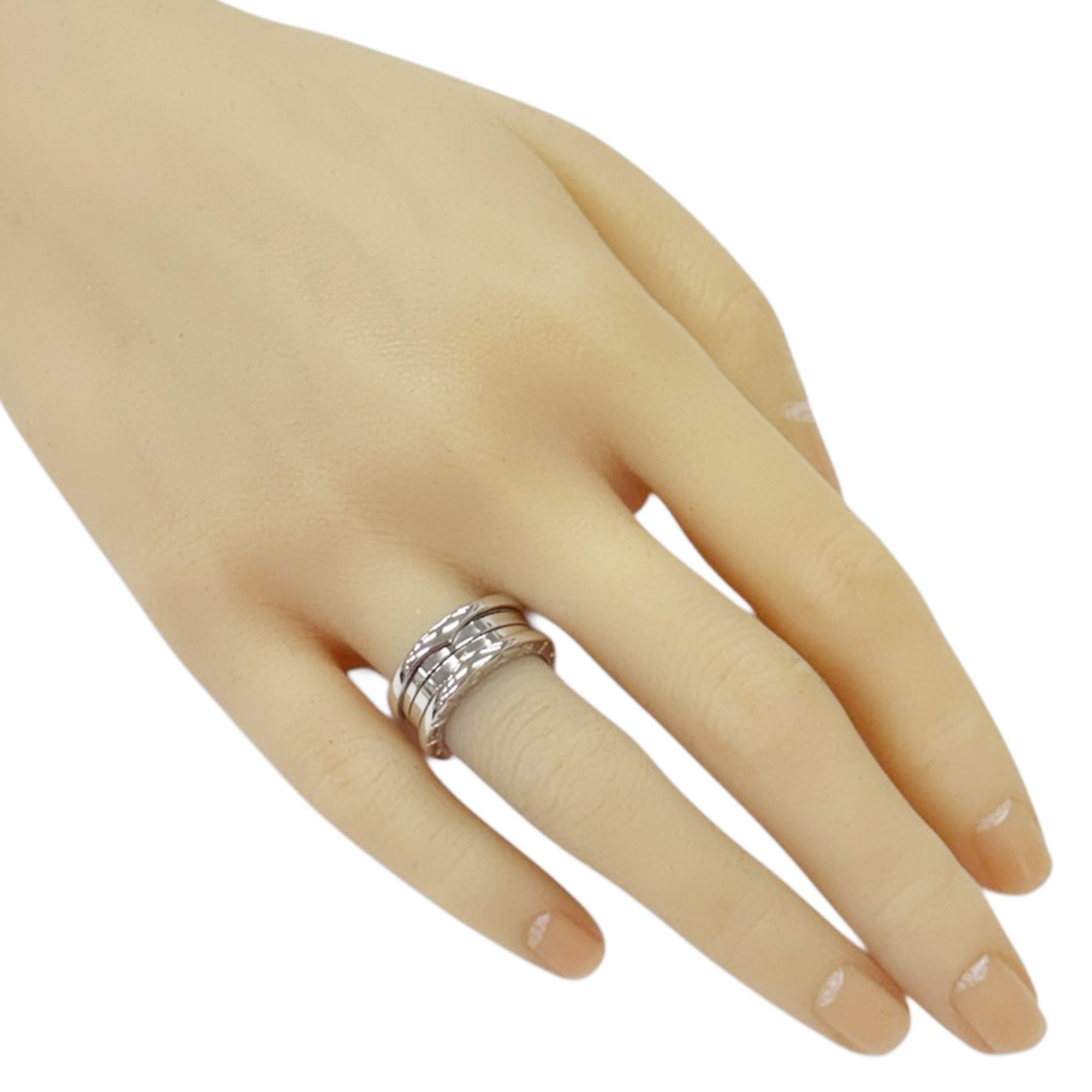 Bvlgari Bulgari B-zero.1 3-band ring, 18k gold, women\'s, pre-owned.