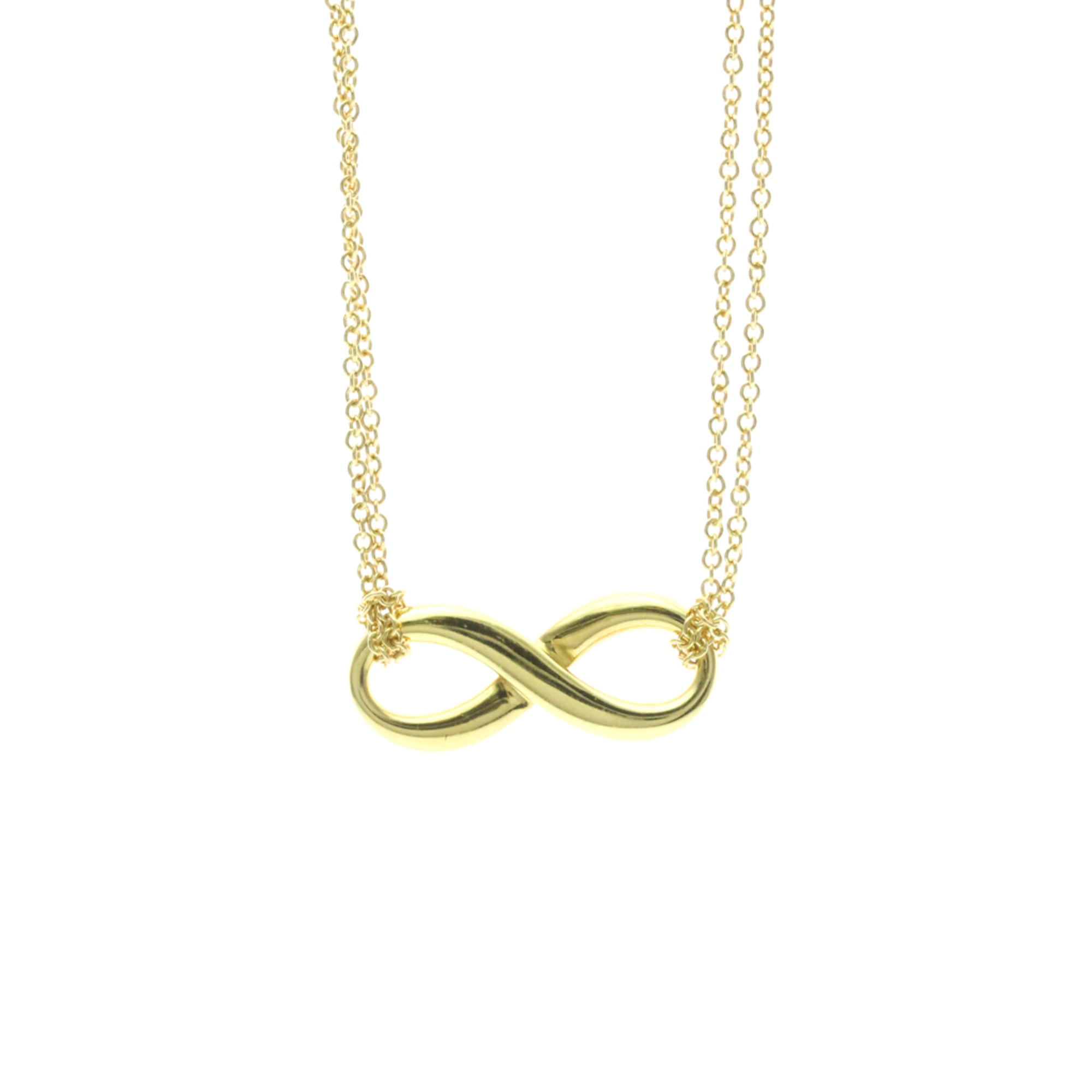Tiffany Tiffany Infinity Yellow Gold (18K) No Stone Men,Women Fashion Pendant Necklace (Gold)