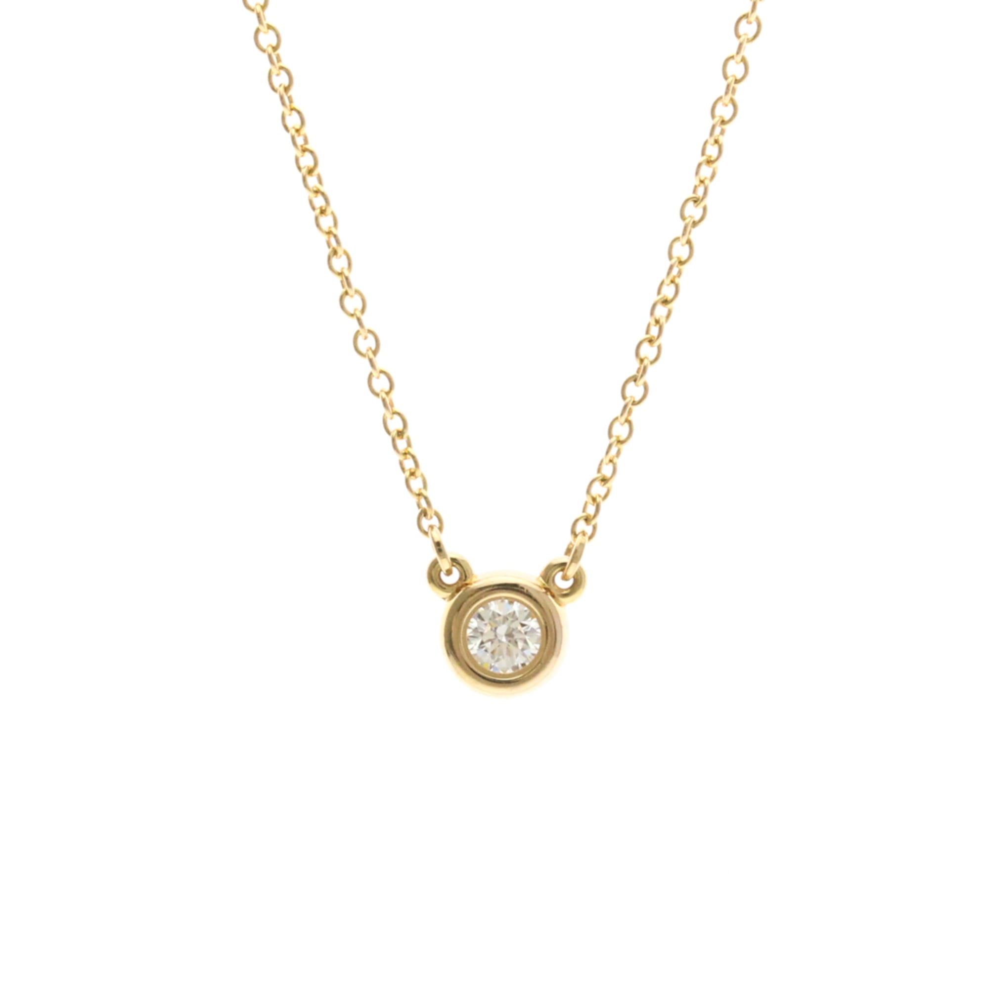 Tiffany Diamonds By The Yard Pink Gold (18K) Diamond Men,Women Fashion Pendant Necklace (Pink Gold)