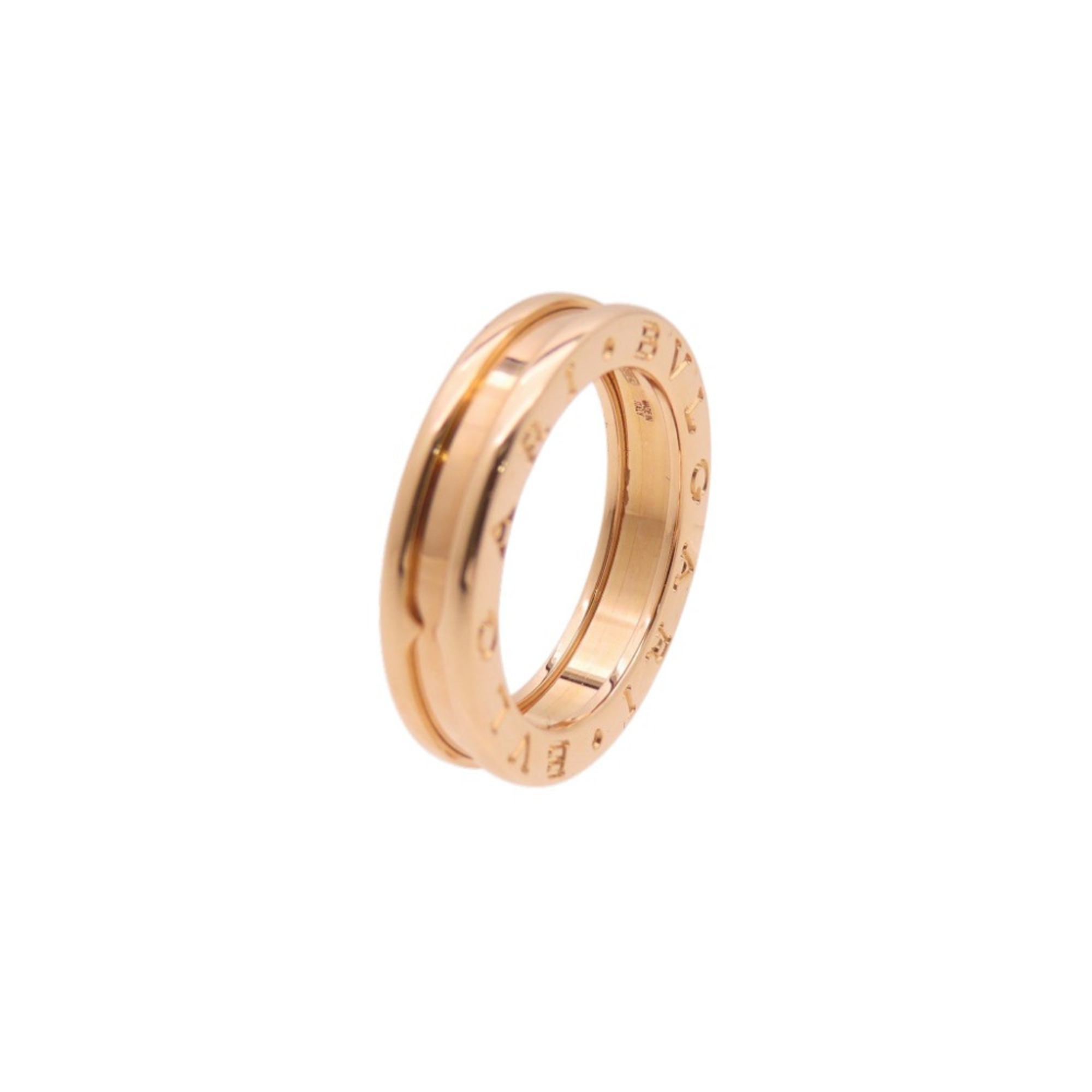 Like new Bvlgari B-ZERO1 750PG Ring #51 18K Pink Gold B-Zero1 0390BVLGARI Men\'s
