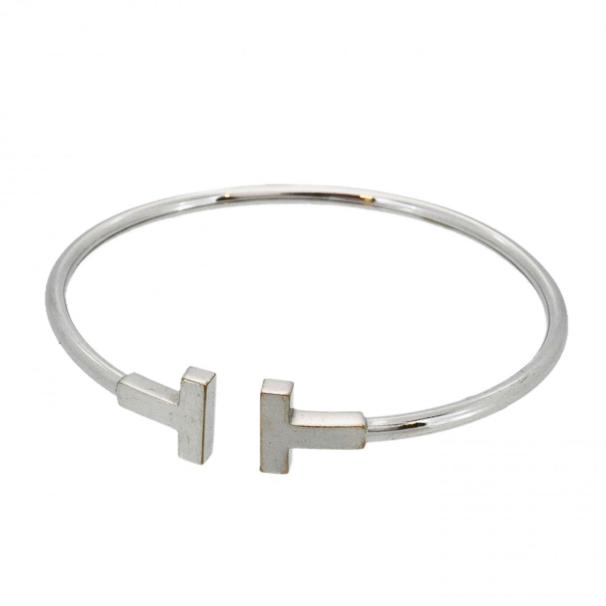 Tiffany & Co. T-Wire Bangle, 18K White Gold, Women\'s